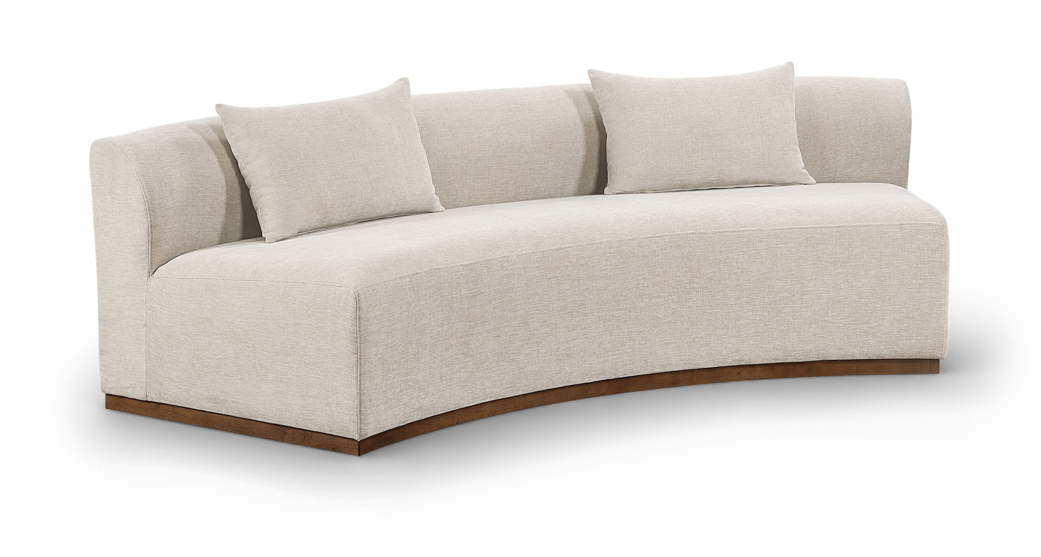 104" Chenille Fabric Upholstered Sofa