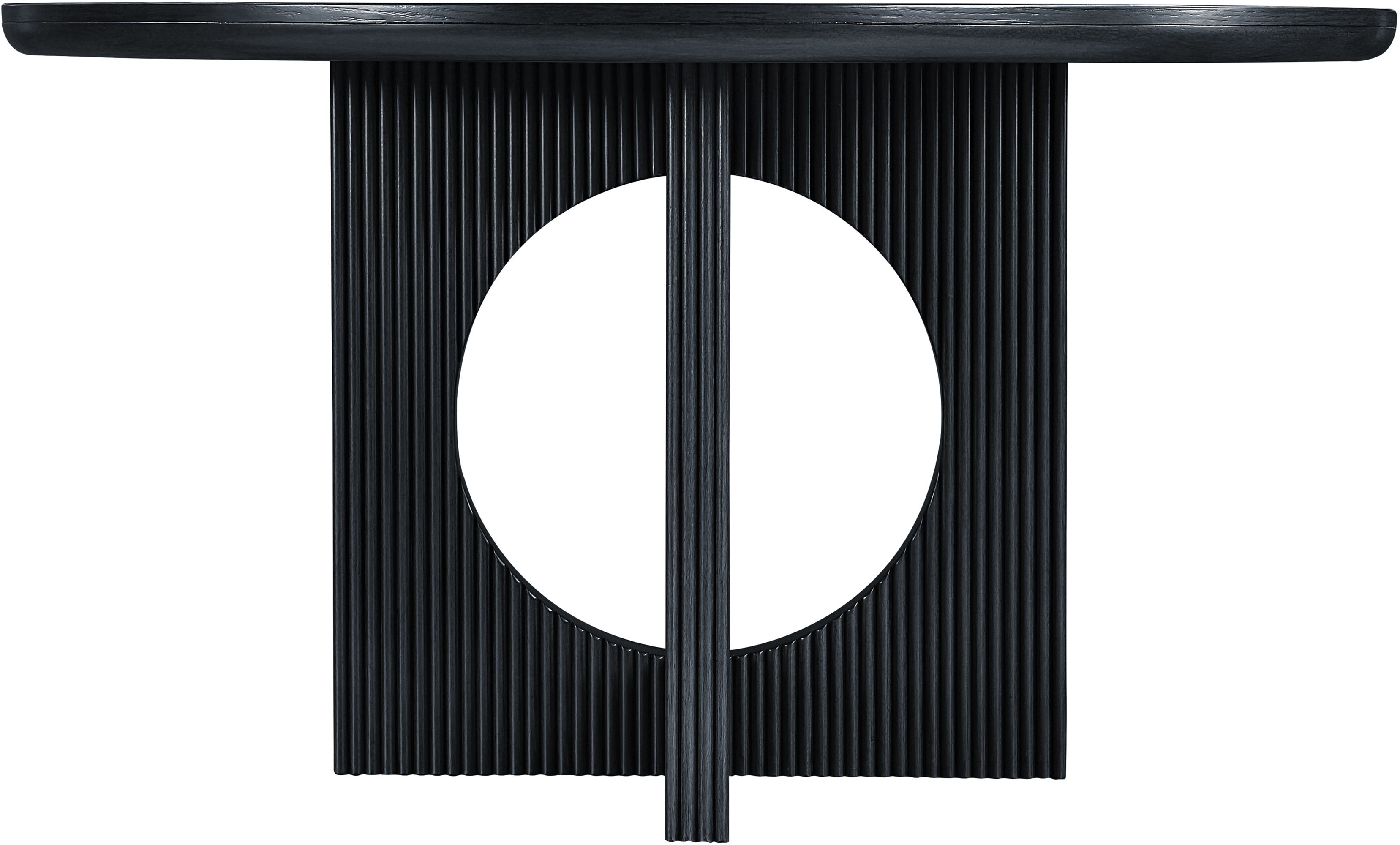 Rivas - Round Dining Table - Black