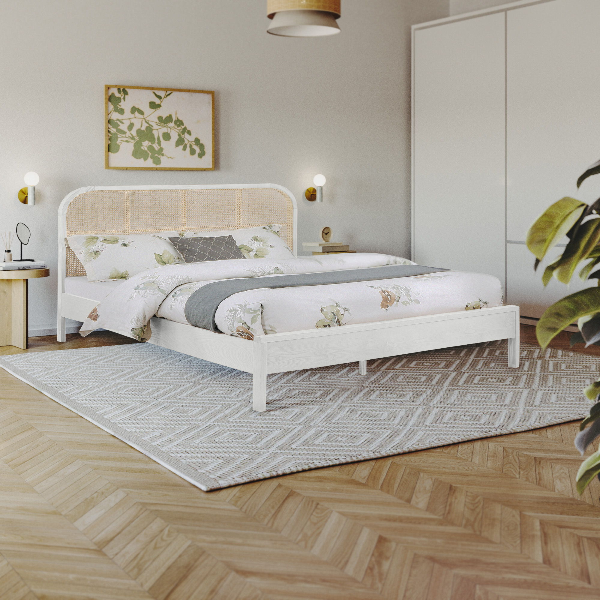Siena - Queen Bed - White