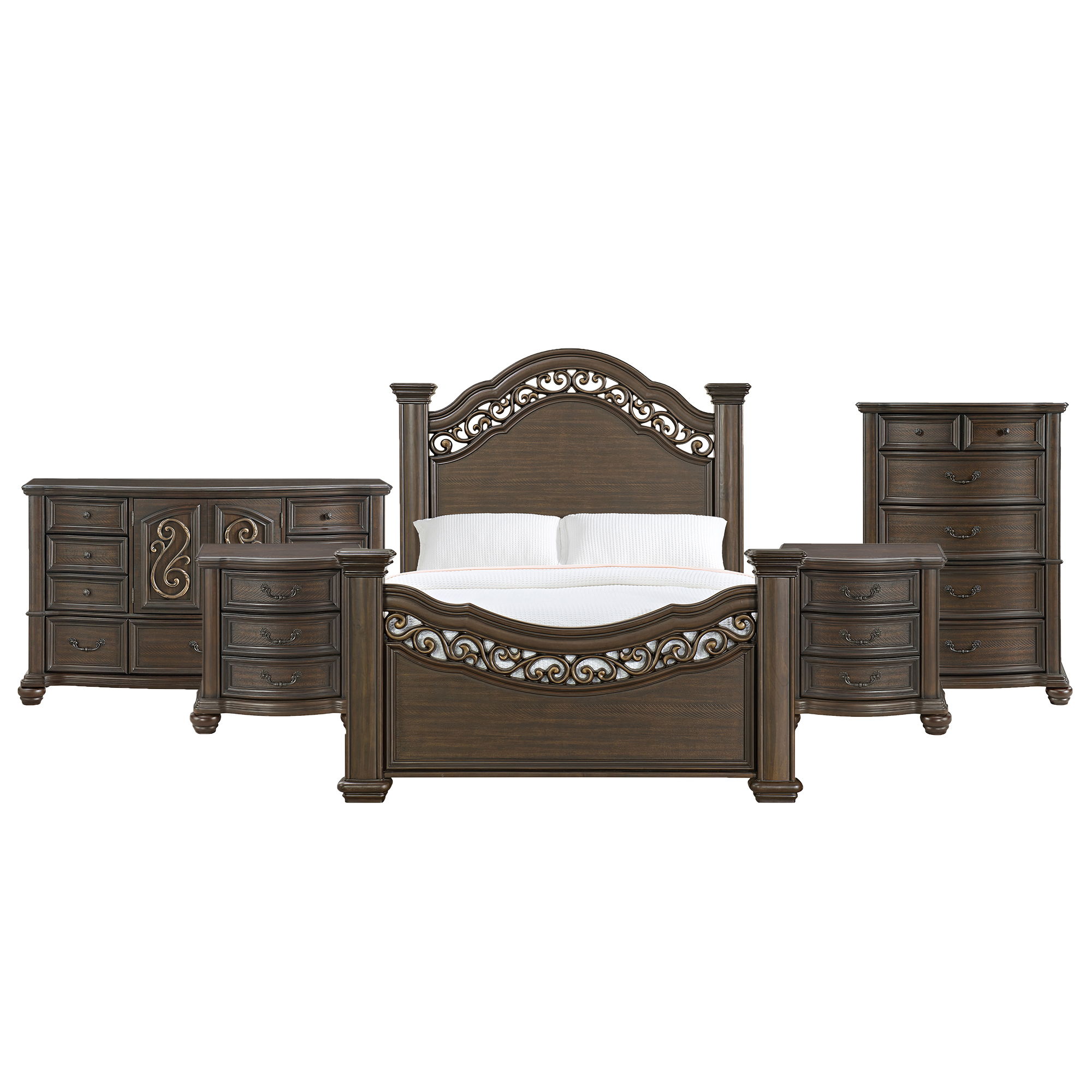 Queen · 5 Pc · Bedroom Set
