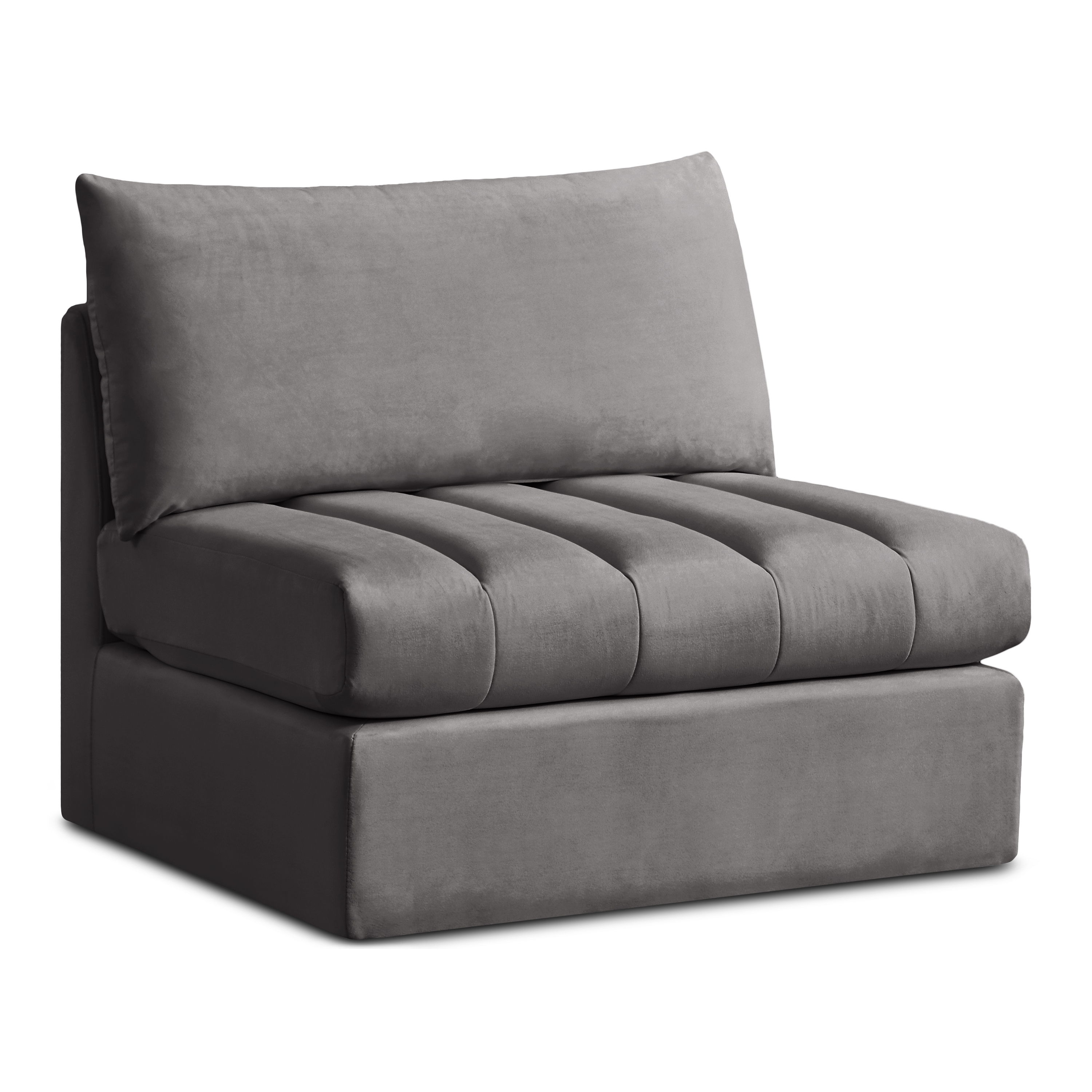 Jacob - Armless Chair - Gray