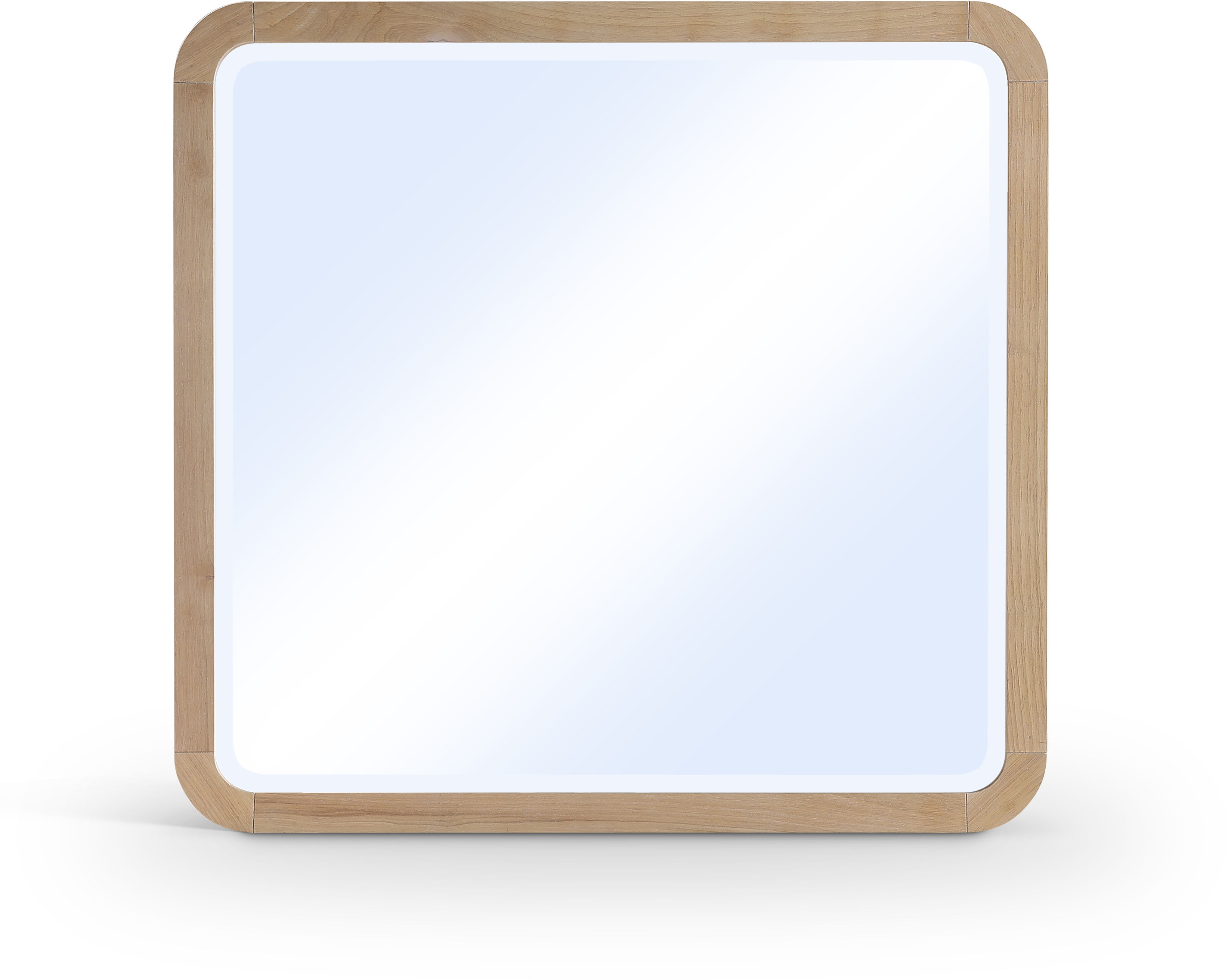 Giada - Solid Wood And Veneer Mirror - Natural