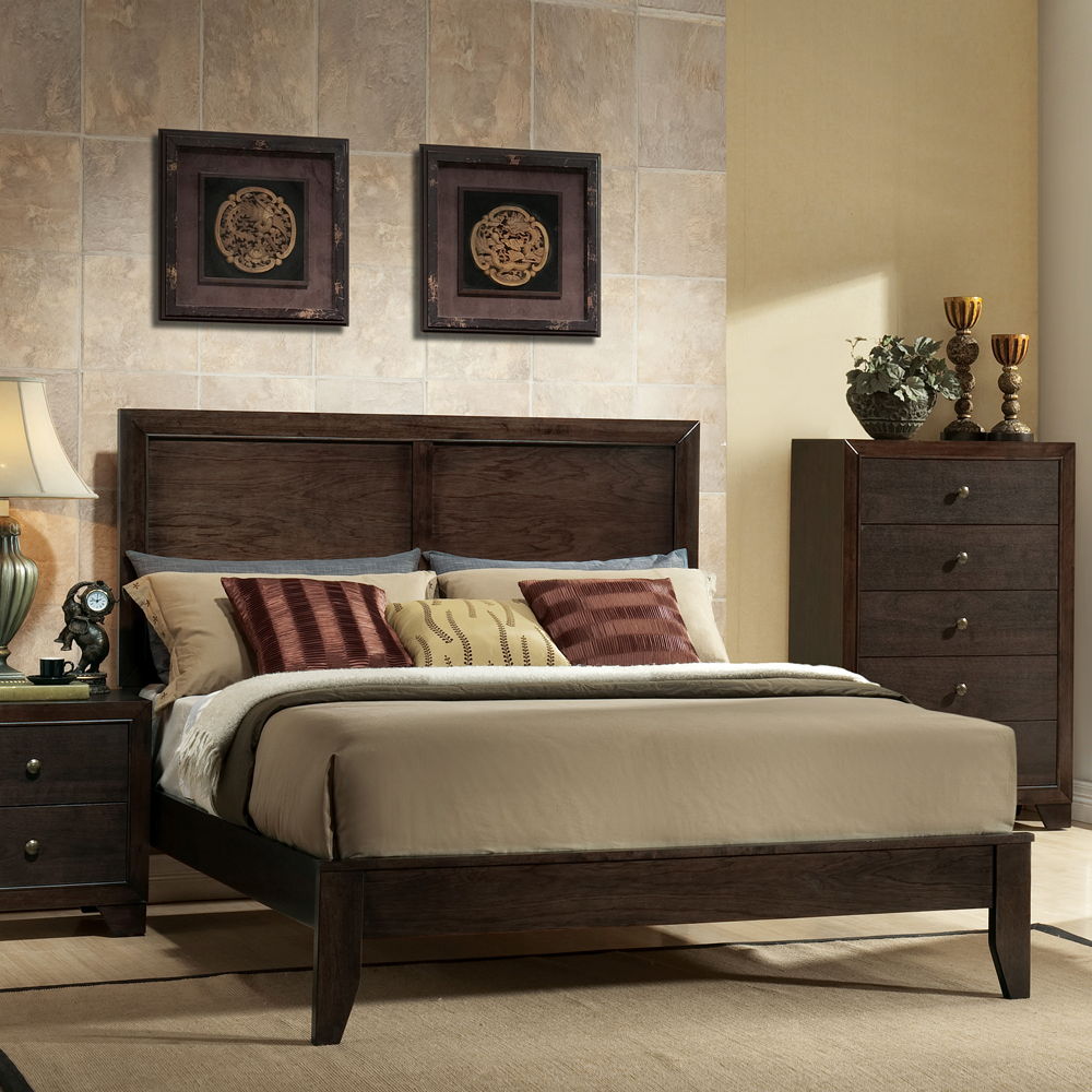 Madison - Queen Bed - Espresso, dark brown