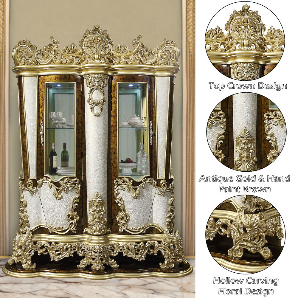 Desiderius - Curio - Antique Gold & Hand-Painted Brown, gold, view 8