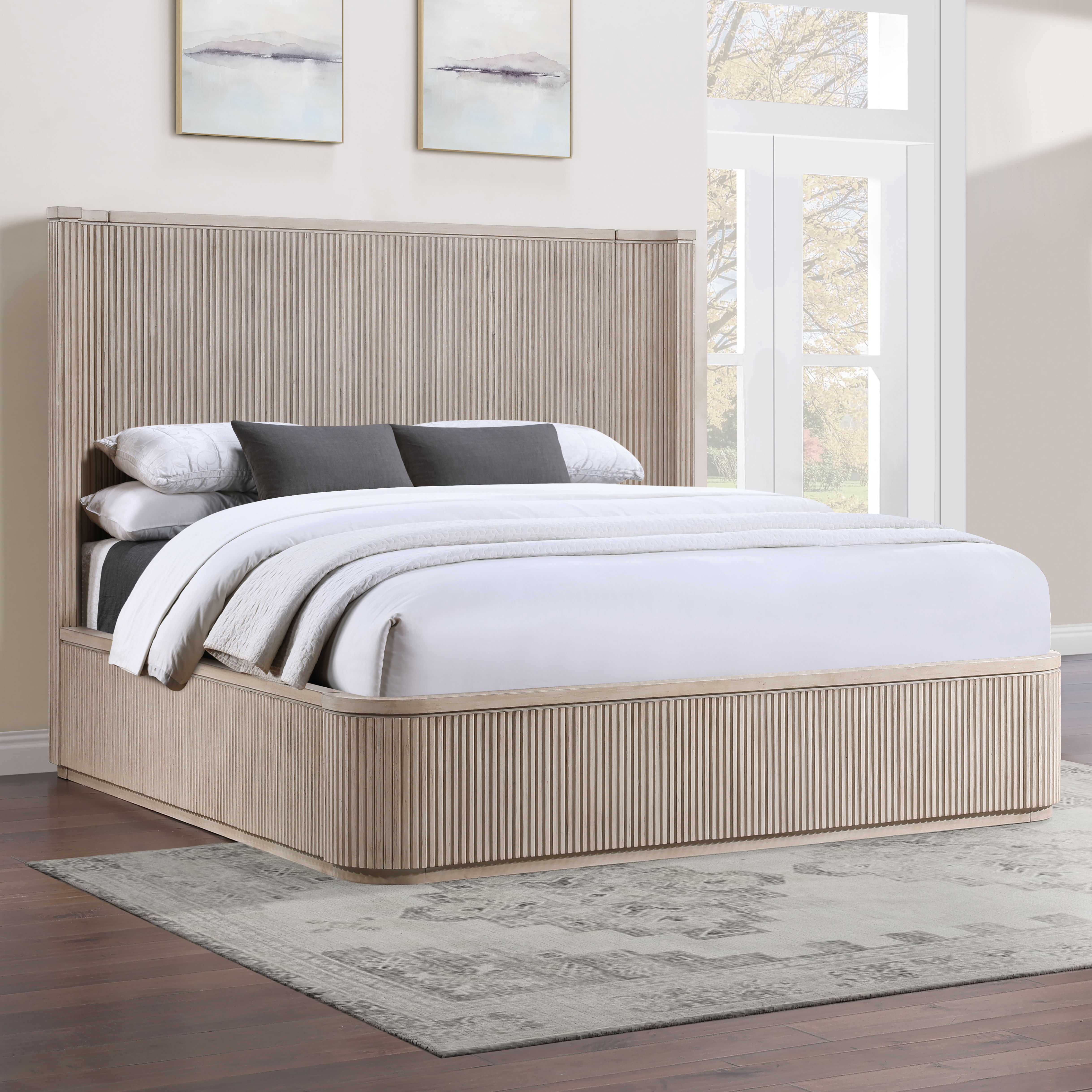 Henry - Queen Bed - Tan