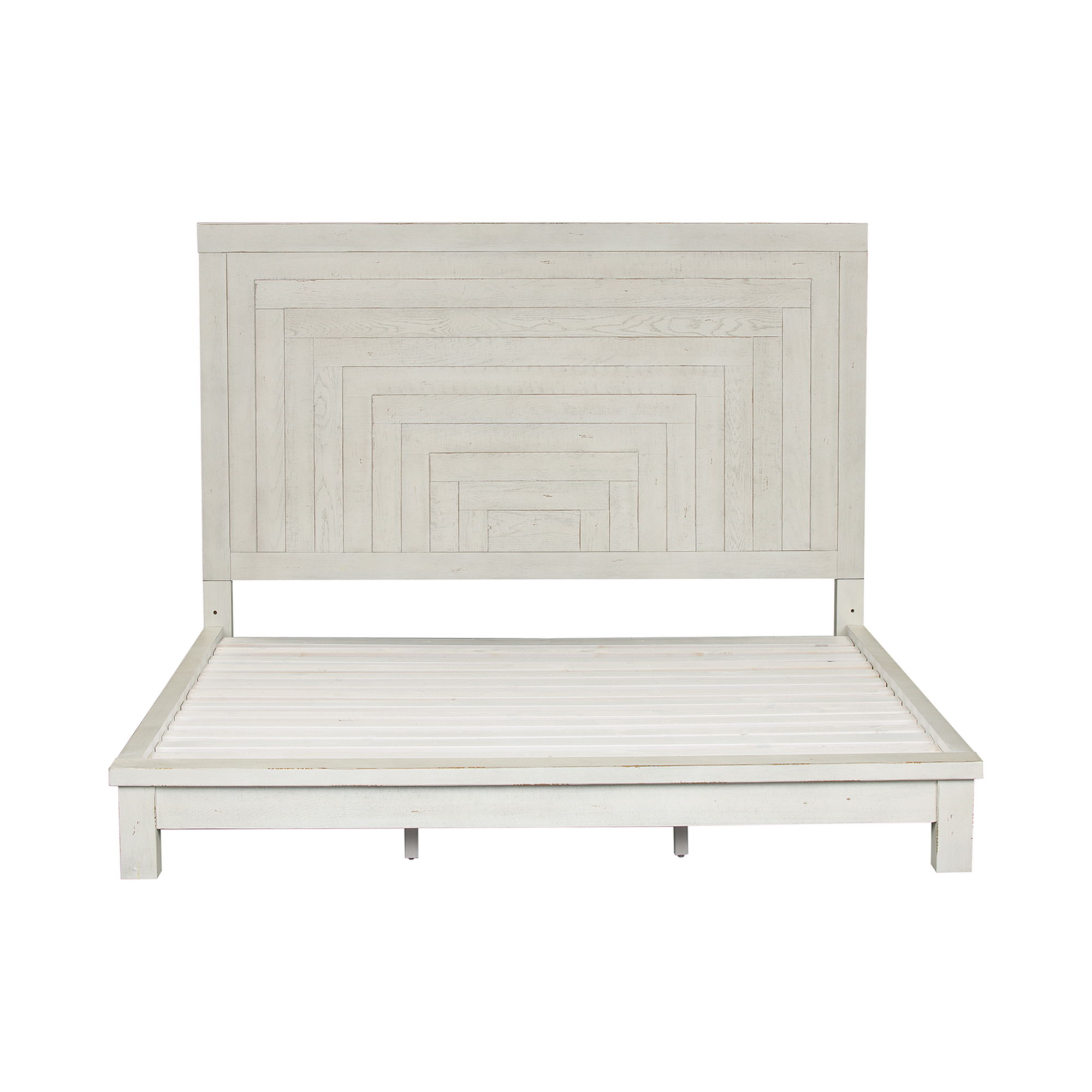 Liberty Furniture Modern Farmhouse - King Platform Bed - Flea Market White