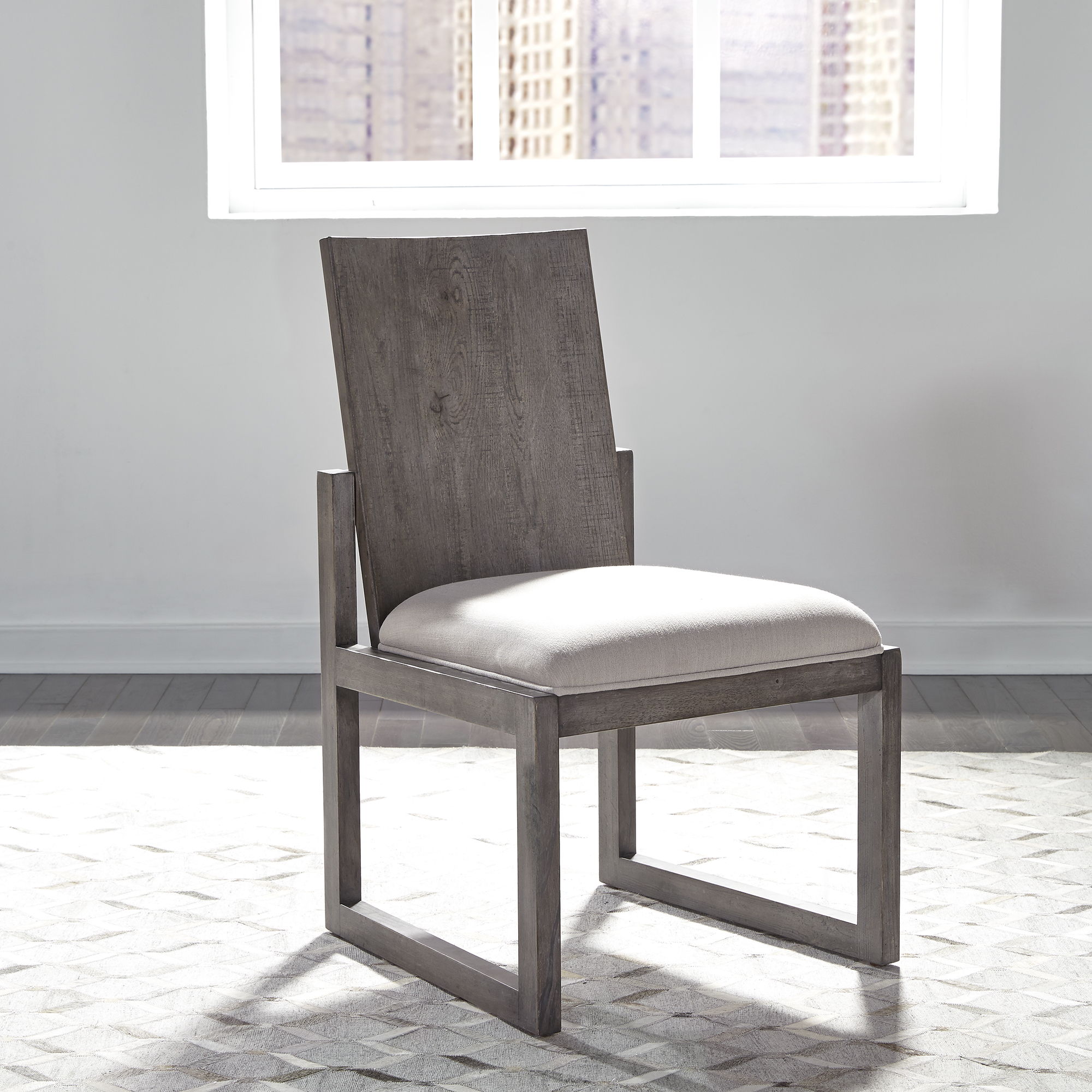Liberty Furniture Modern Farmhouse - Panel Back Side Chair - Gray
