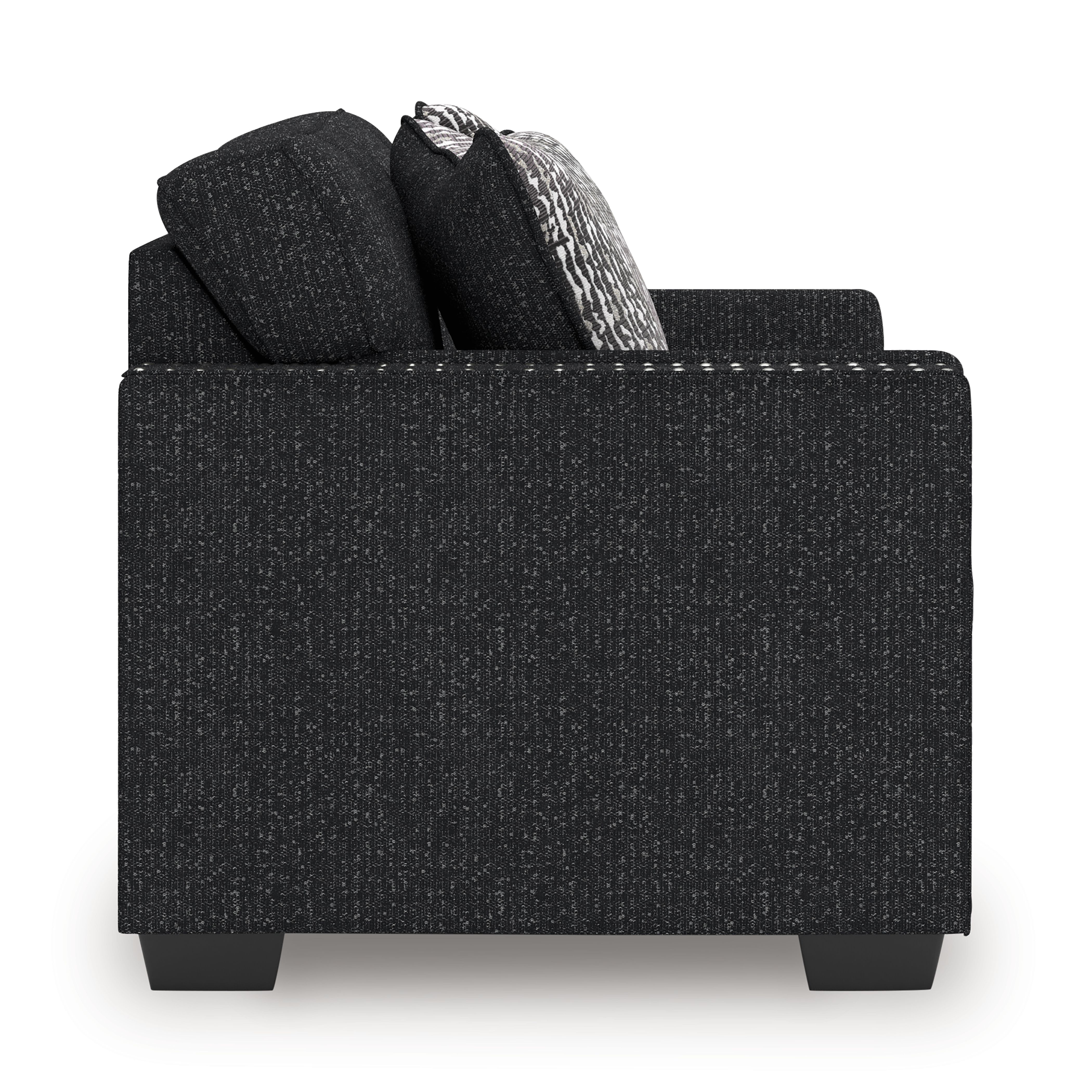Ashley Furniture Jasmine Peaks - Loveseat - Coal - Image 5