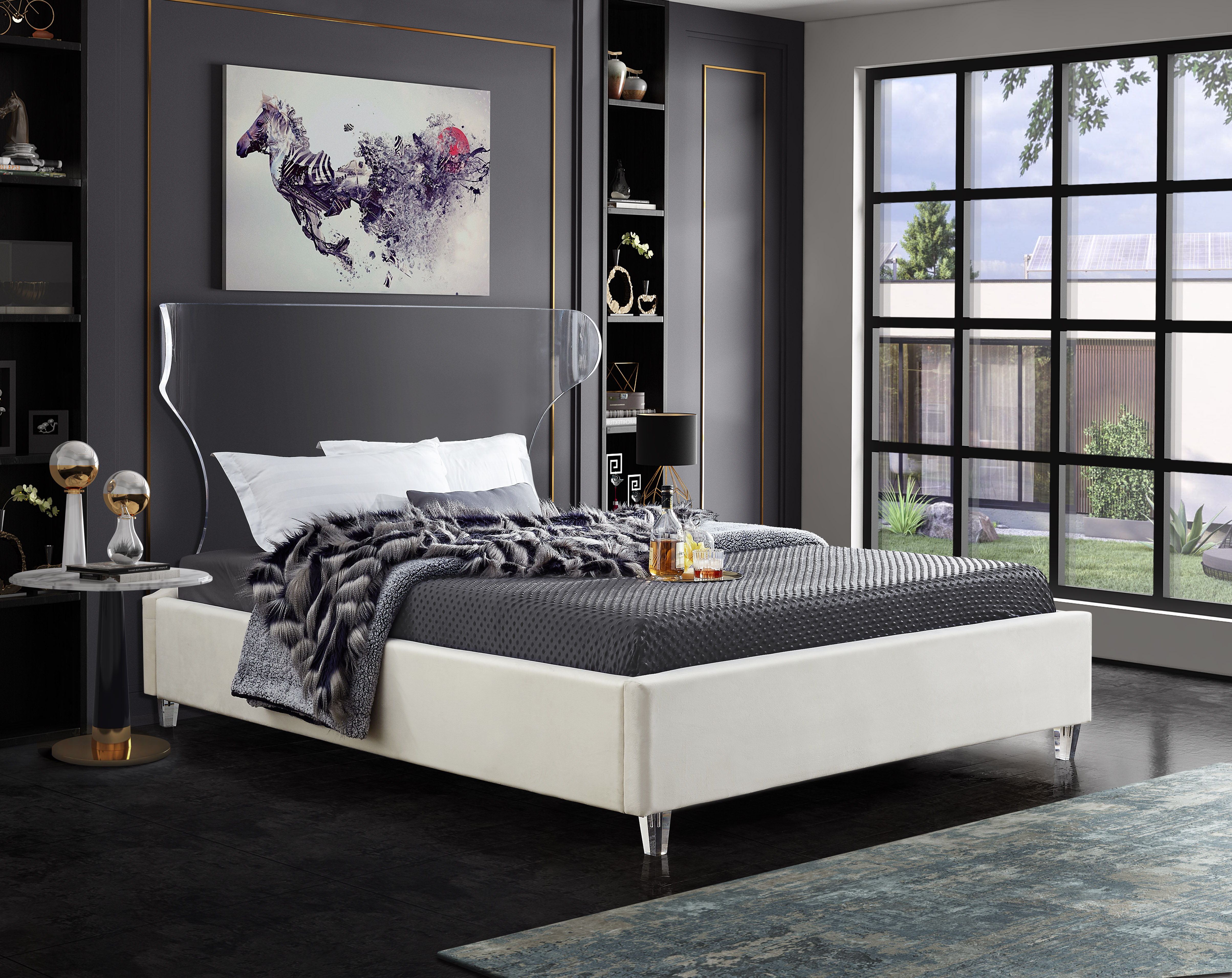 Ghost - Queen Bed - Cream