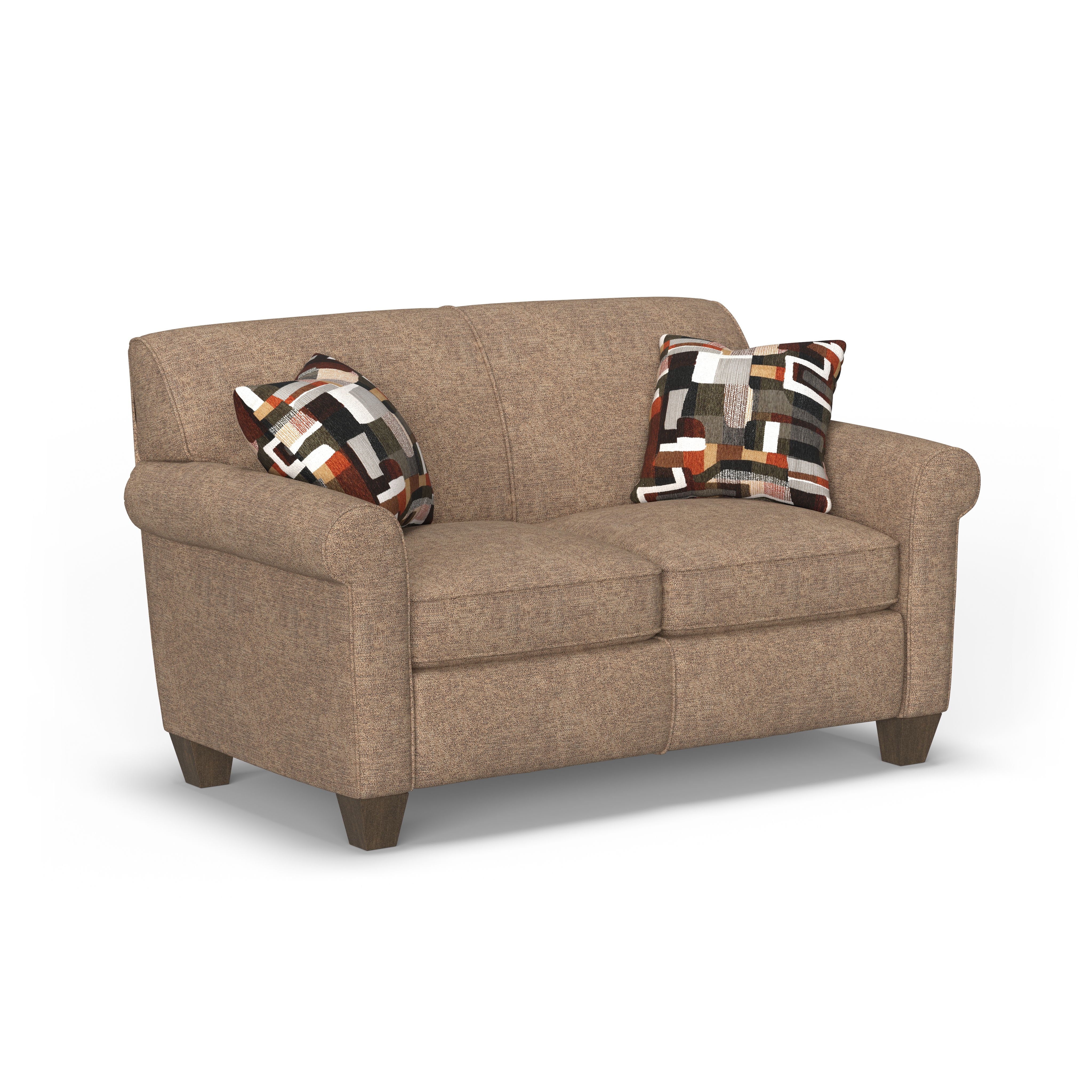 Dana - Fabric Loveseat, blue, view 3