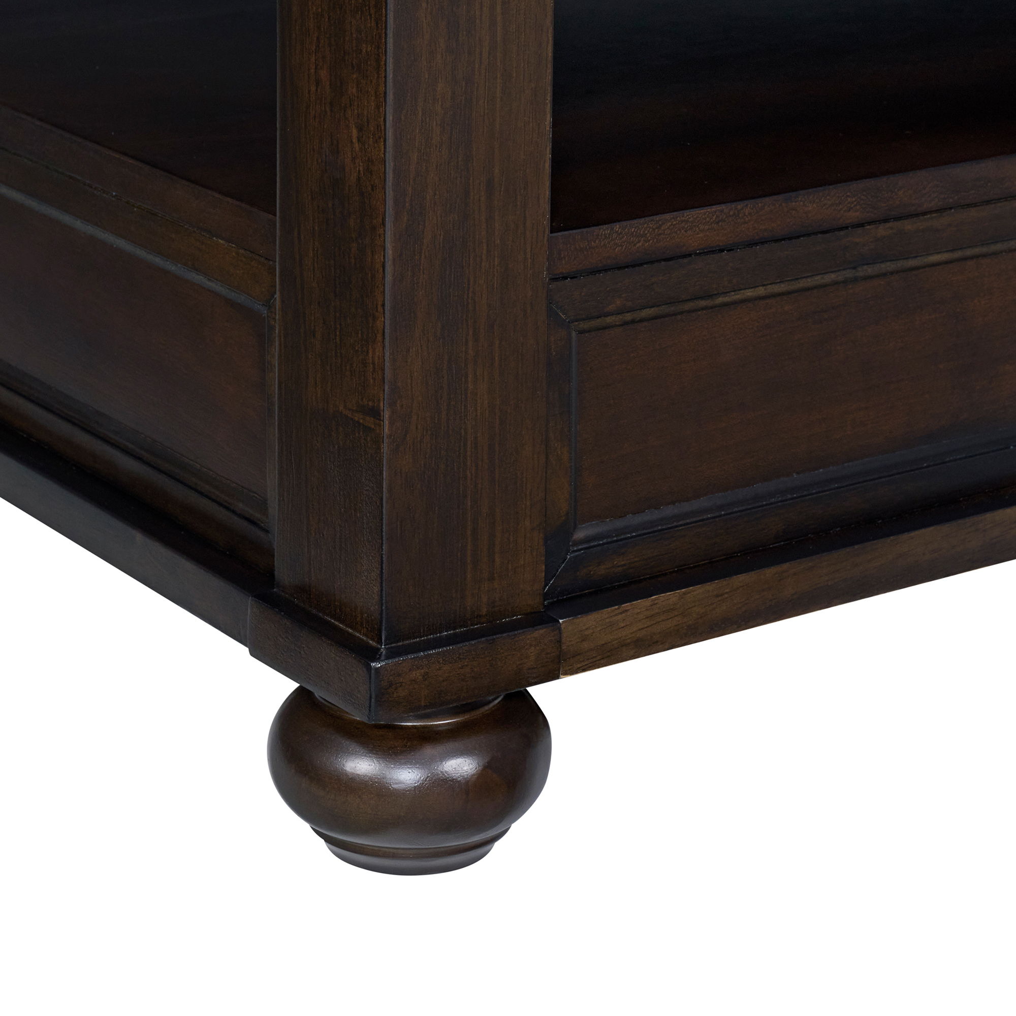 Wagner - Rectangular Lift-Top Coffee Table With Casters - Cherry