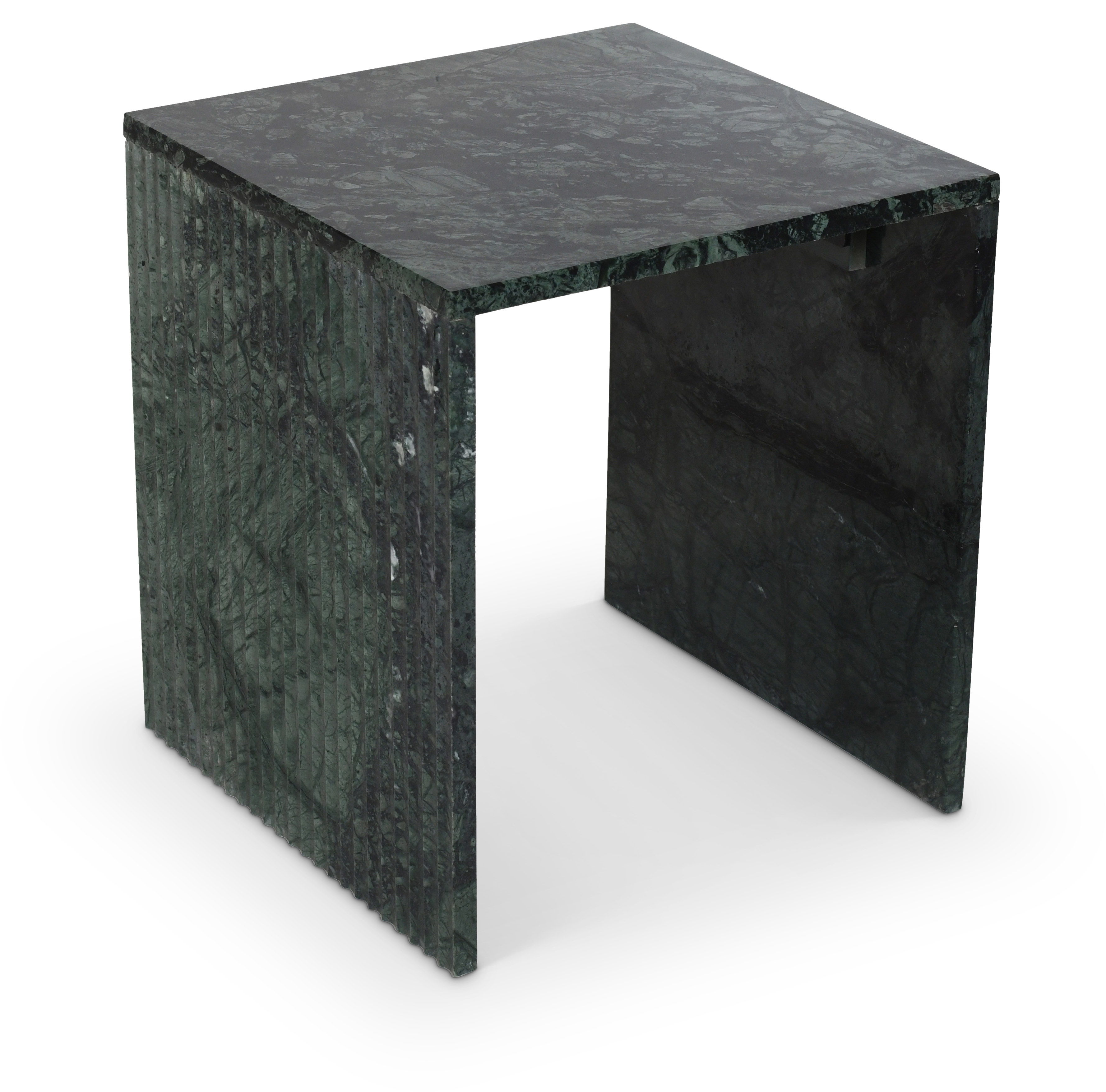 Pienza - Marble End Table - Green