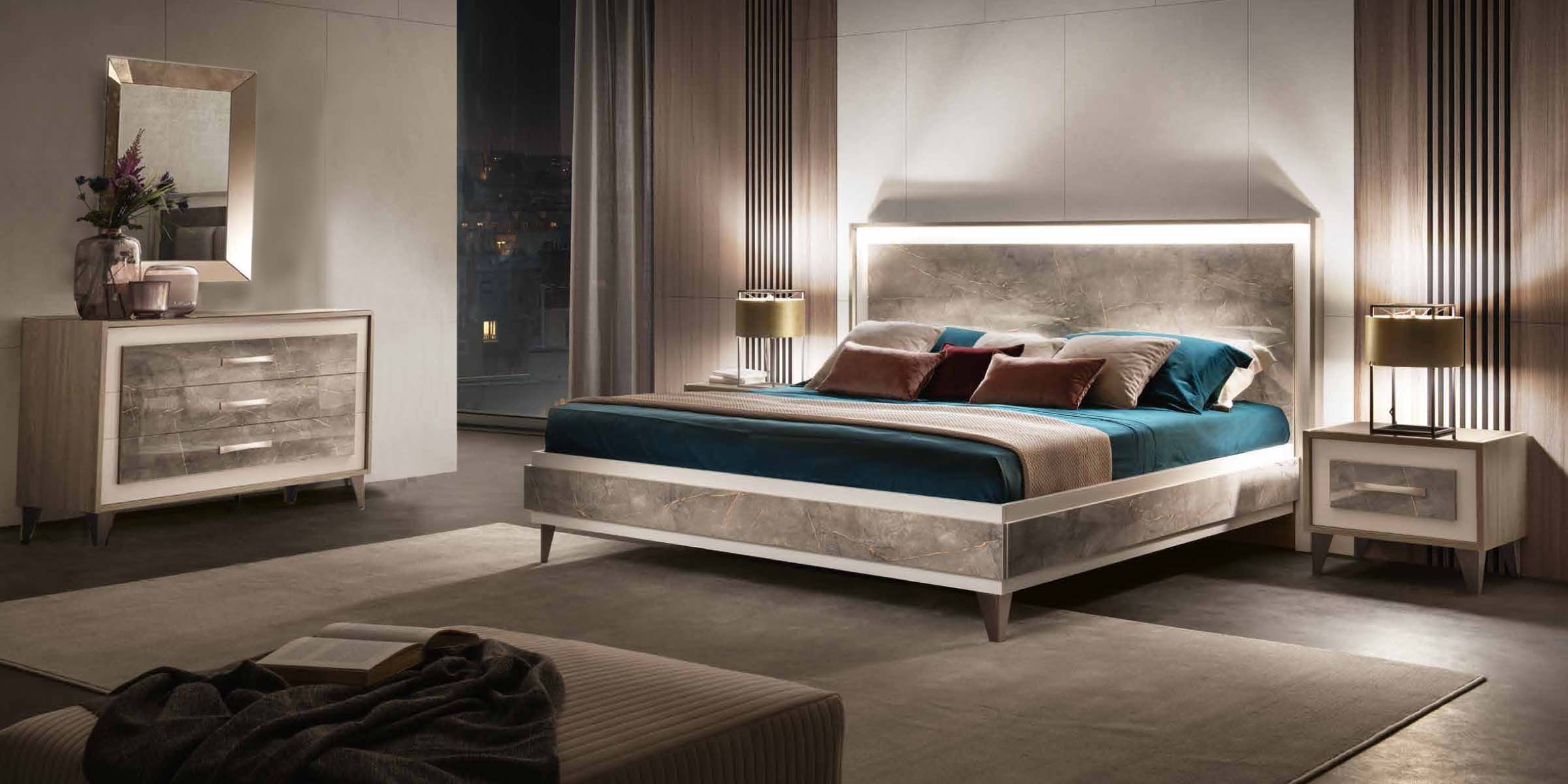 ArredoAmbra - Single Dresser - Light Brown / Beige