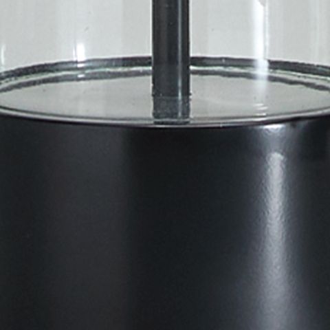 Ashley Furniture Kerrbrook - Glass Table Lamp - Clear / Black - Image 4