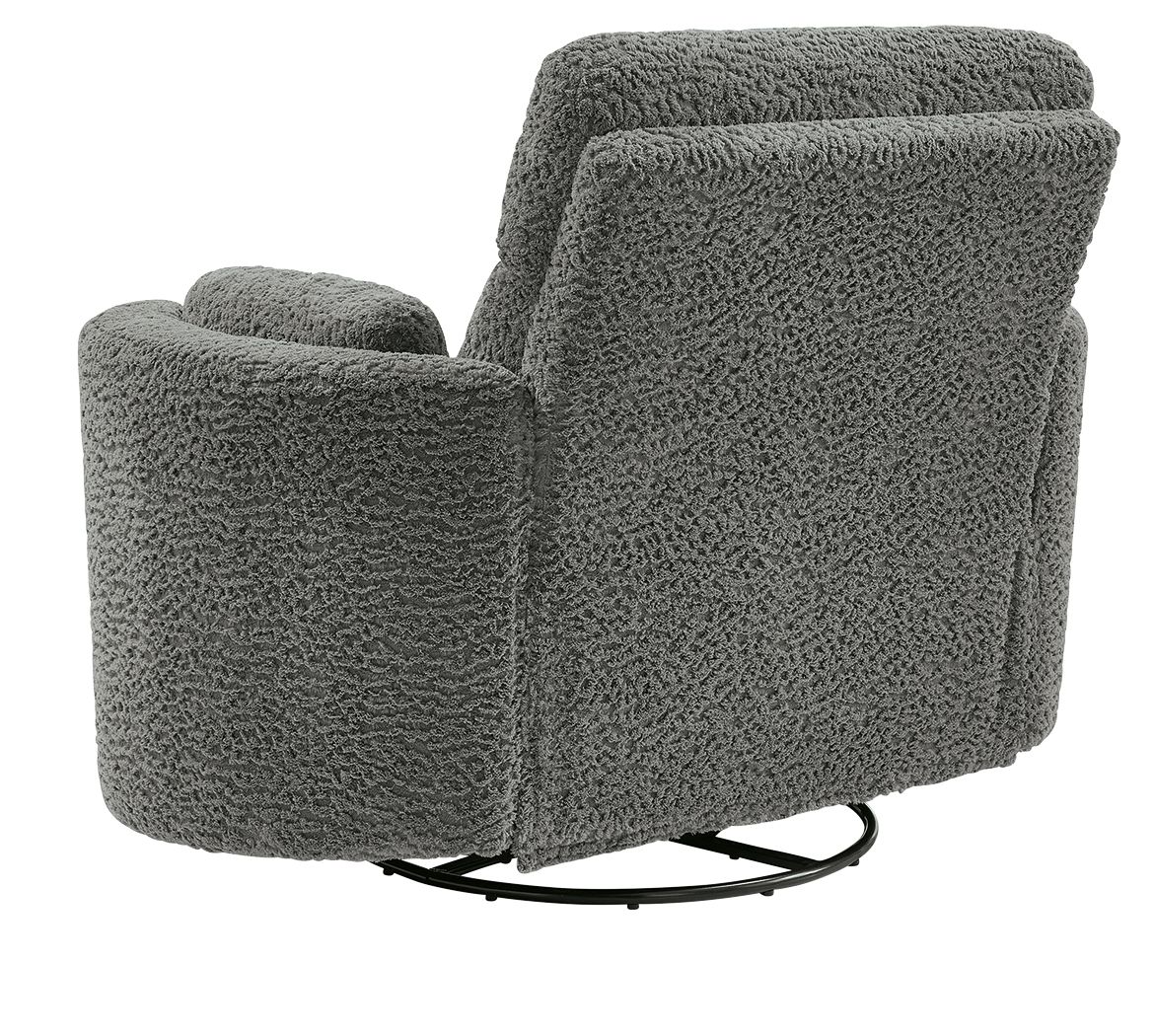 Ashley Furniture Gosaldo - Swivel Glider Power Recliner - Lead - Image 5