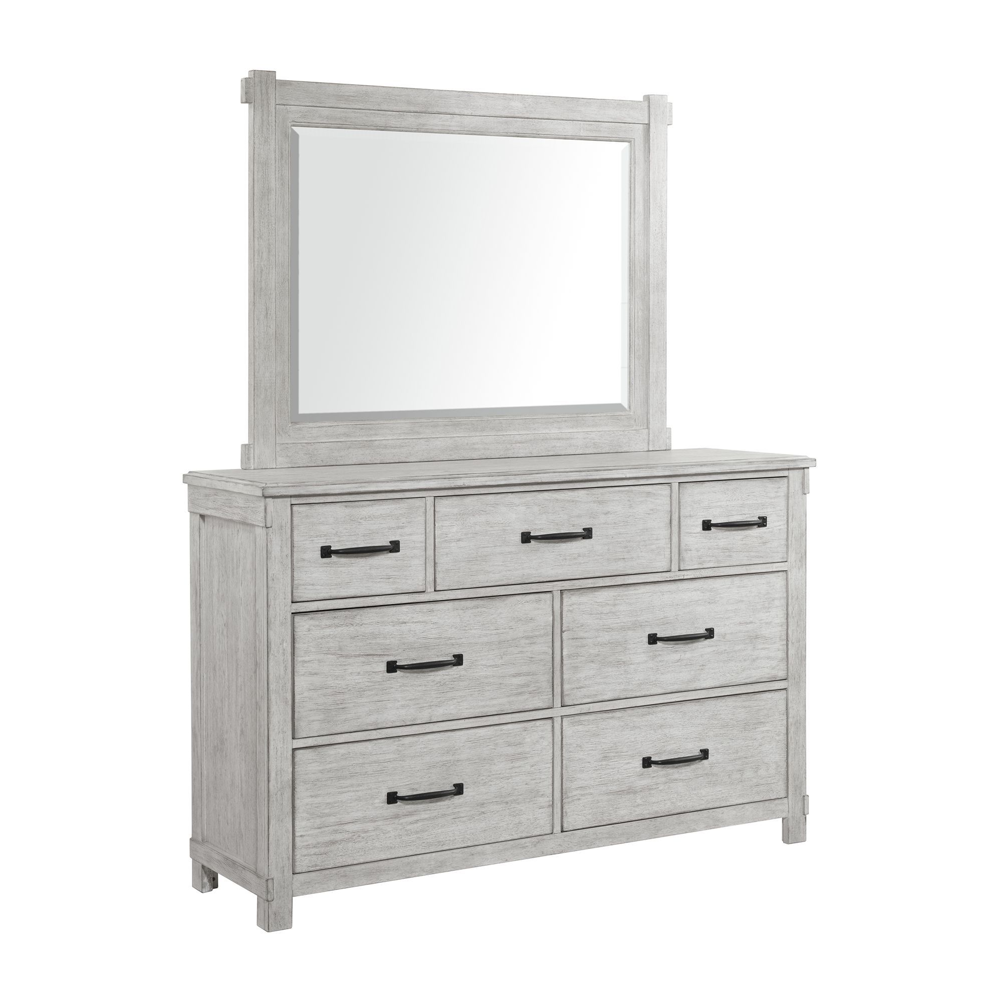 7-Drawer Dresser With Mirror Set