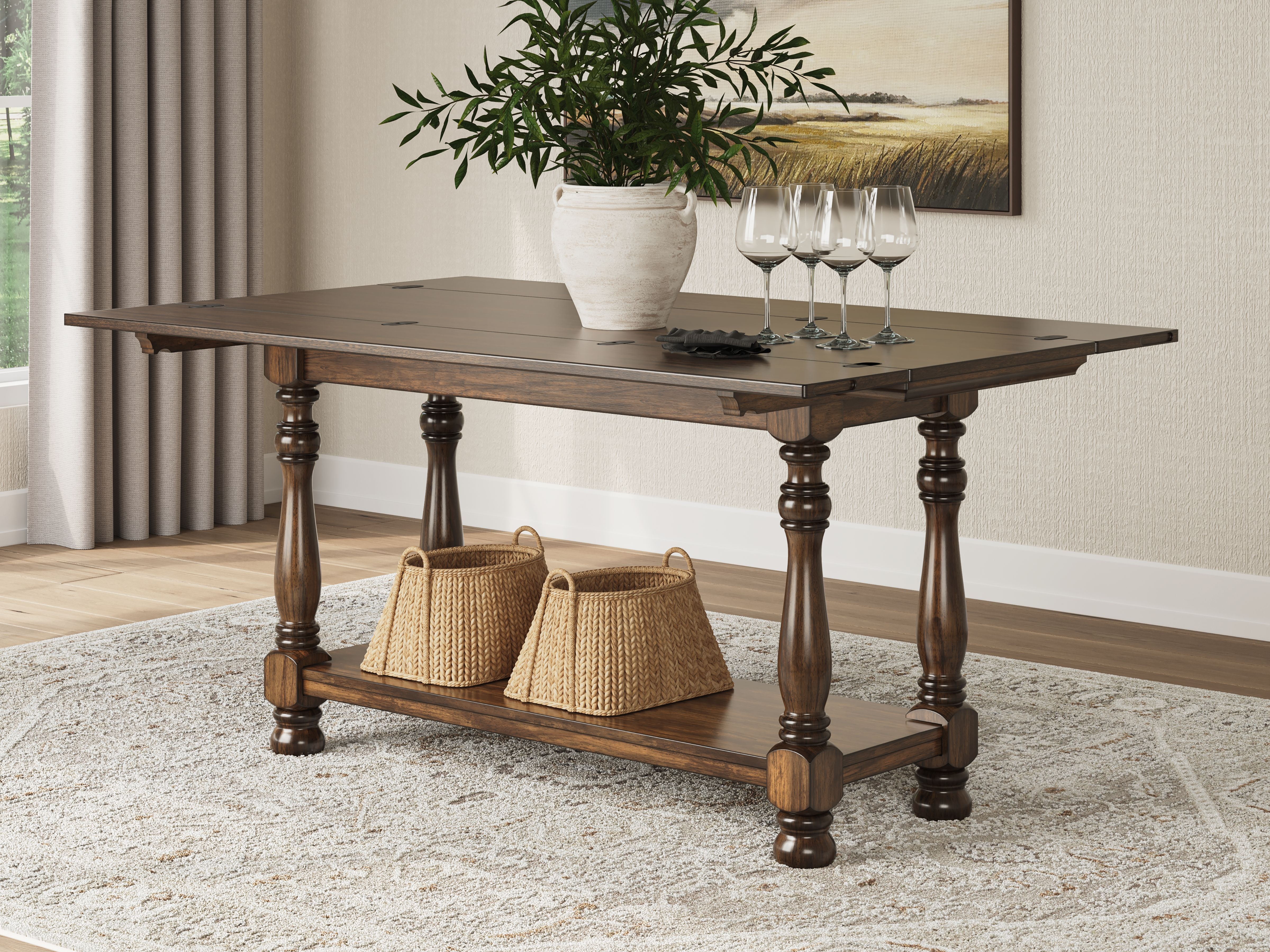 Ashley Furniture Sturlayne - Rectangular End Table - Brown - Image 7