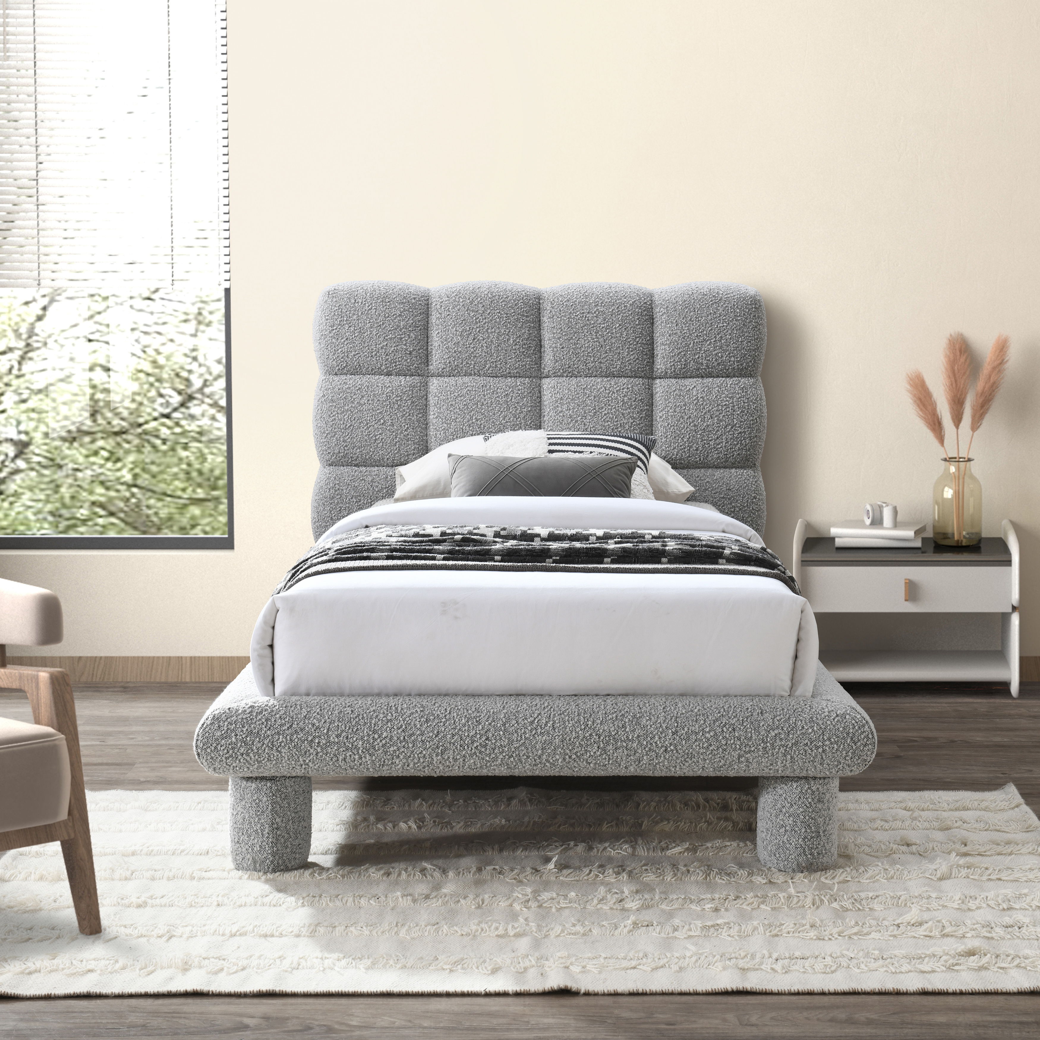 Deco - Twin Bed - Gray