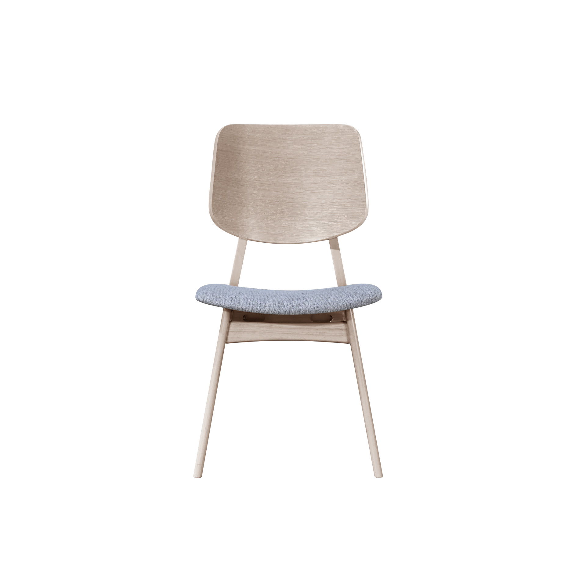 Oscar - Wood Back Chair (Set of 2) - White Ash
