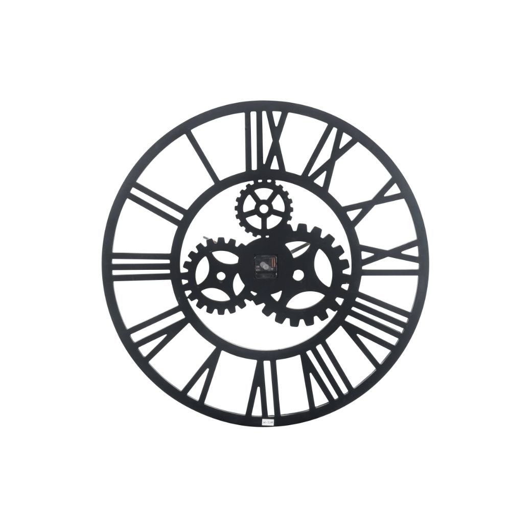 Dominic - Wall Clock - Mirrored, silver, view 2