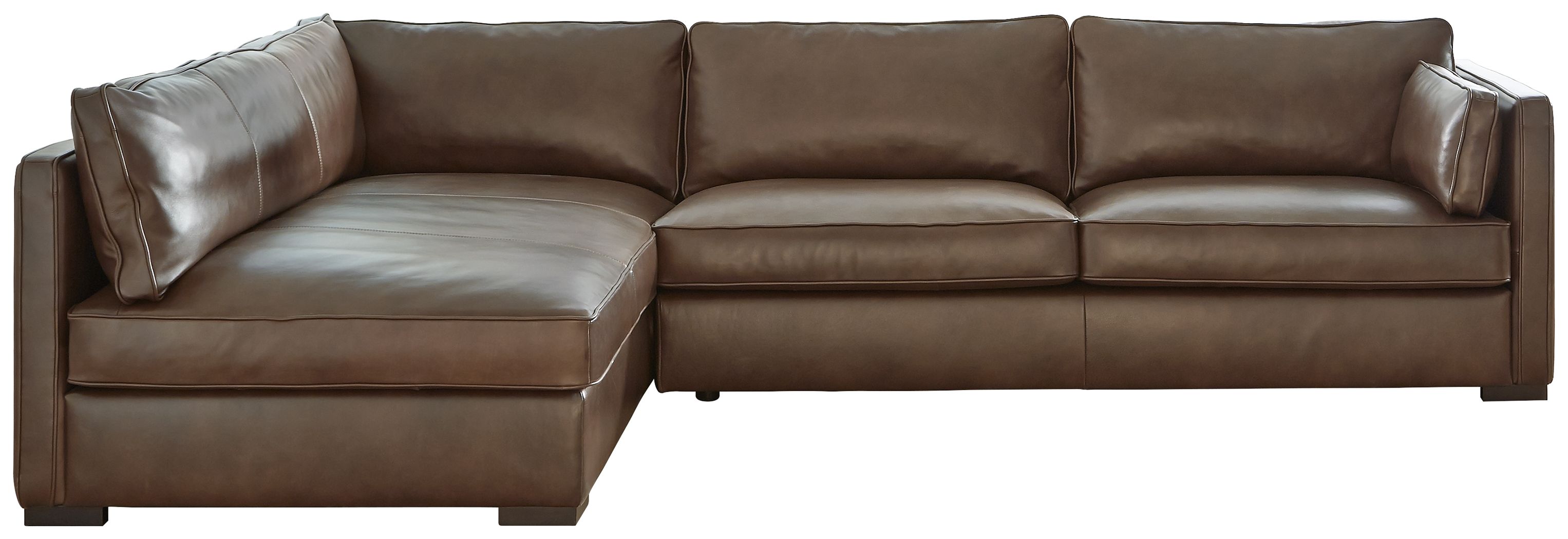 Kiessel Chocolate Left Arm Facing Corner Chaise 2 Pc Sectional New Lots Furniture Online Store