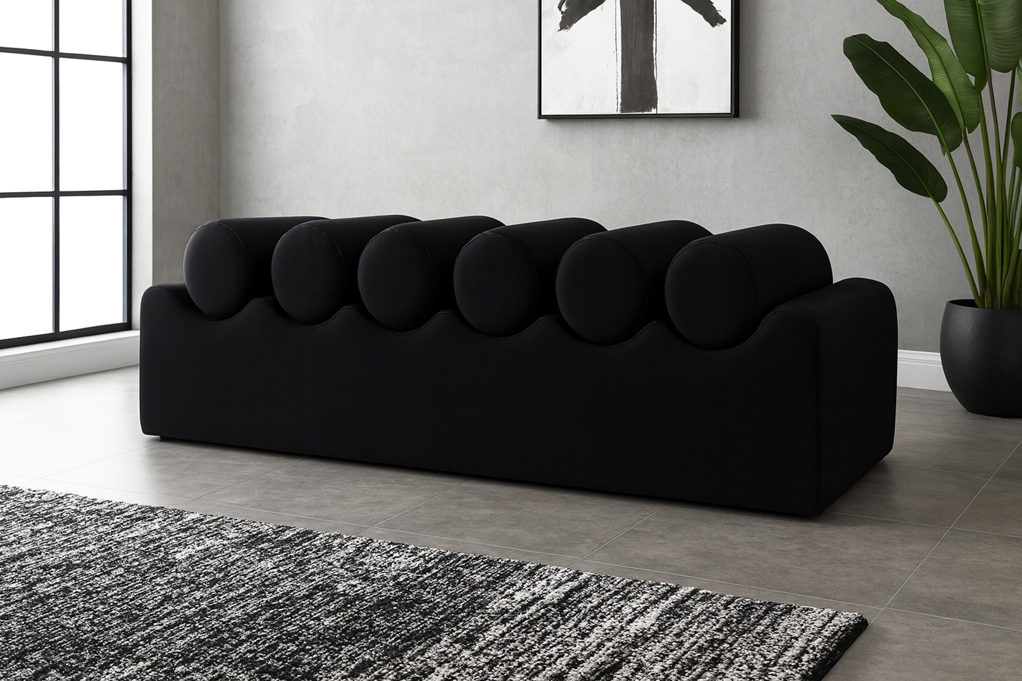 Rumble - 56" Bench - Black