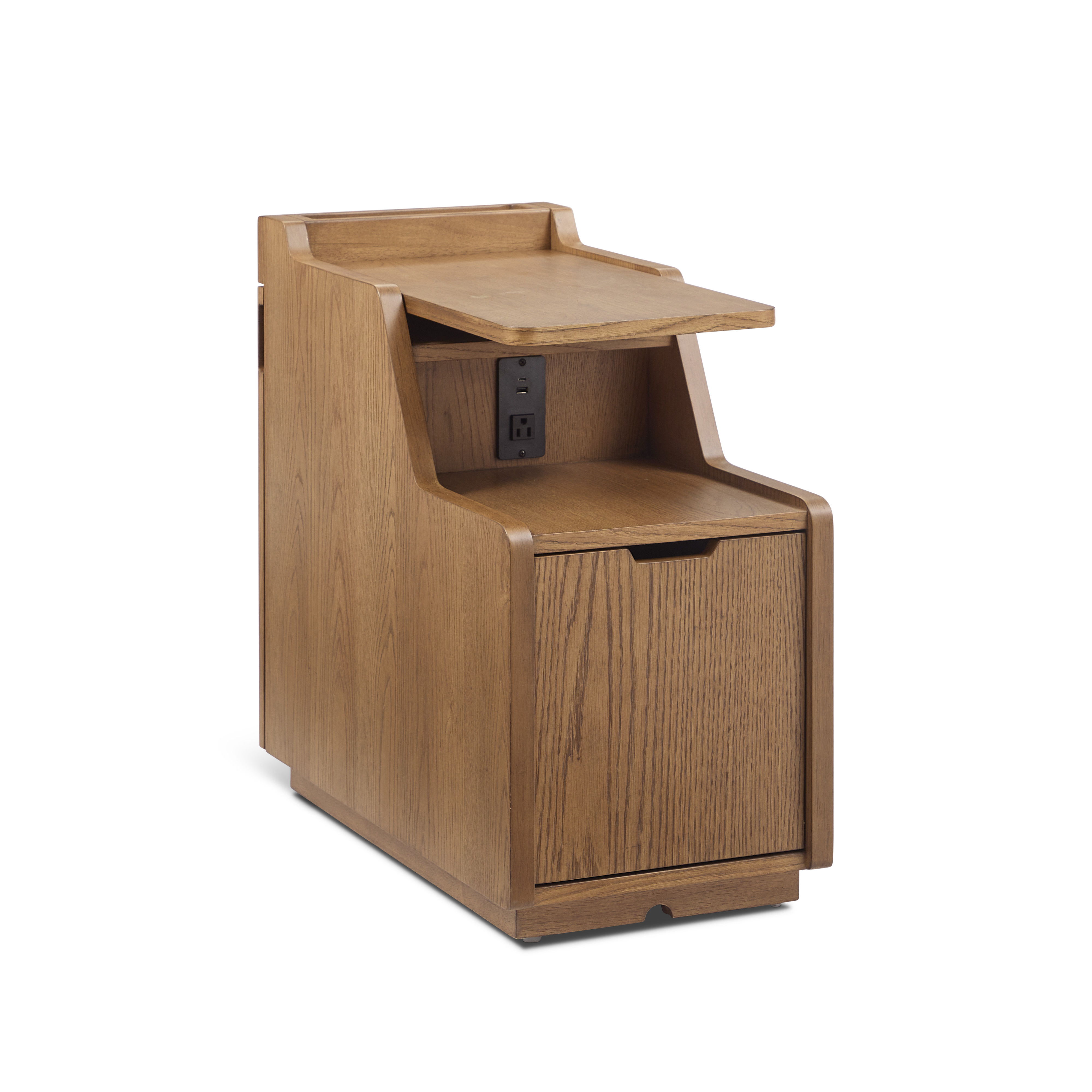 Sidekick - Smart Side Table - Light Brown, light brown