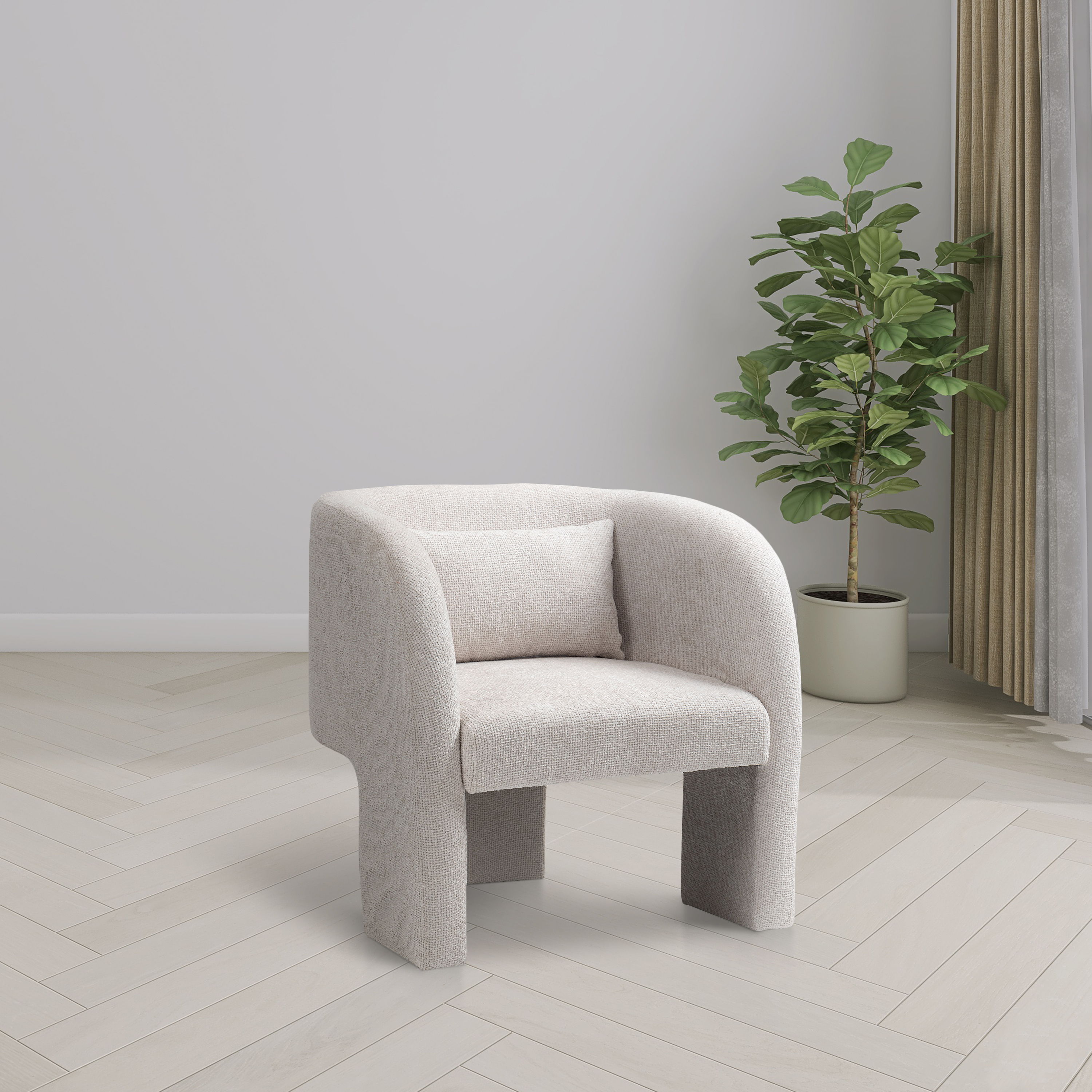 Sawyer - Accent Chair - Cream