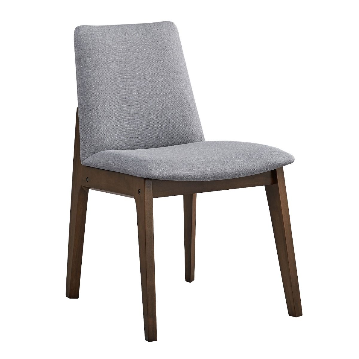 Kaela - Side Chair (Set of 2) - Walnut, gray