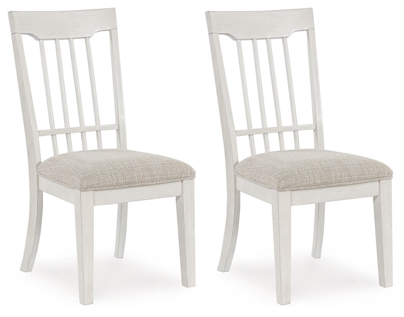 Ashley Shaybrock Dining UPH Side Chair (2/CN) - Antique White/Brown