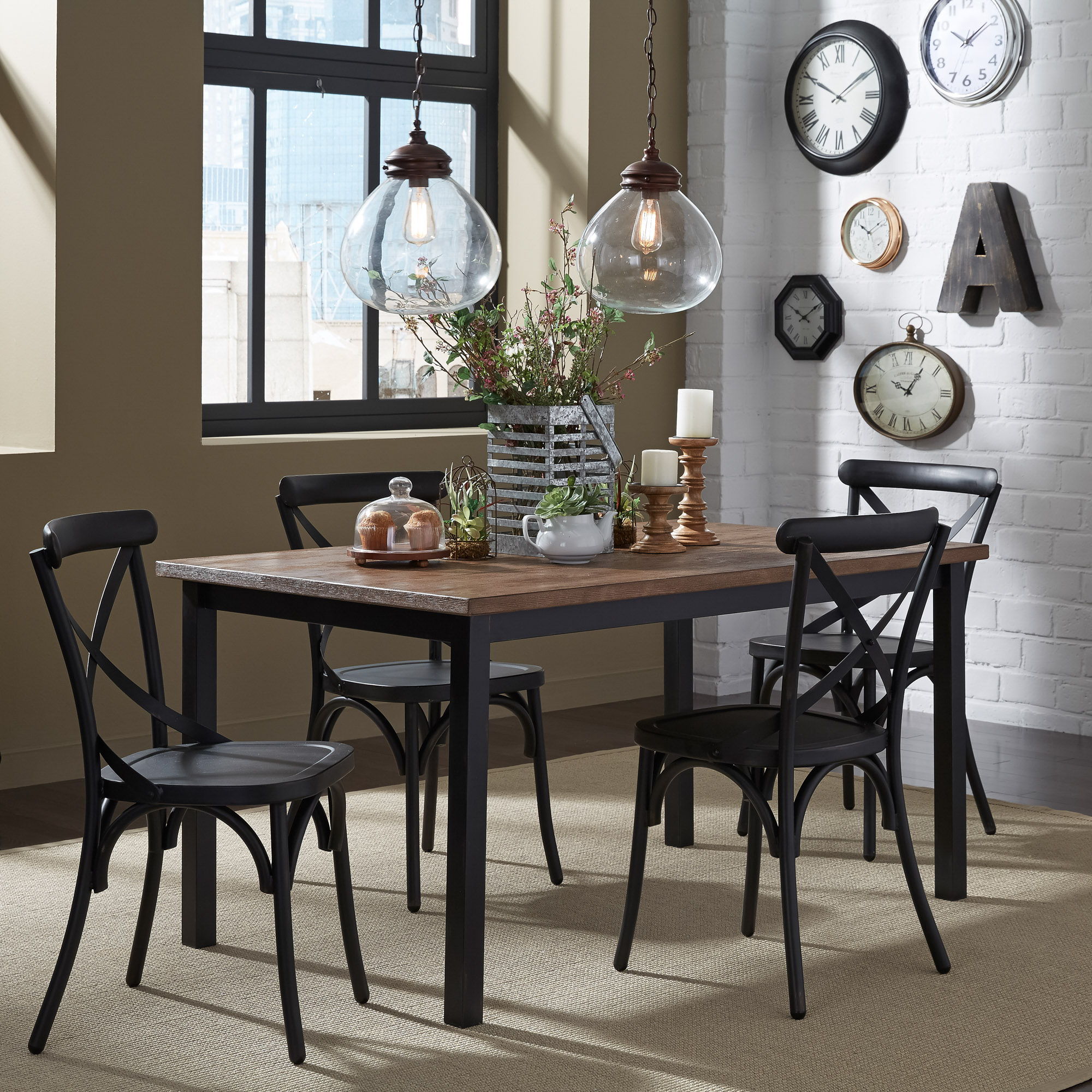 Liberty Furniture Vintage Series - Rectangular Leg Table - Black