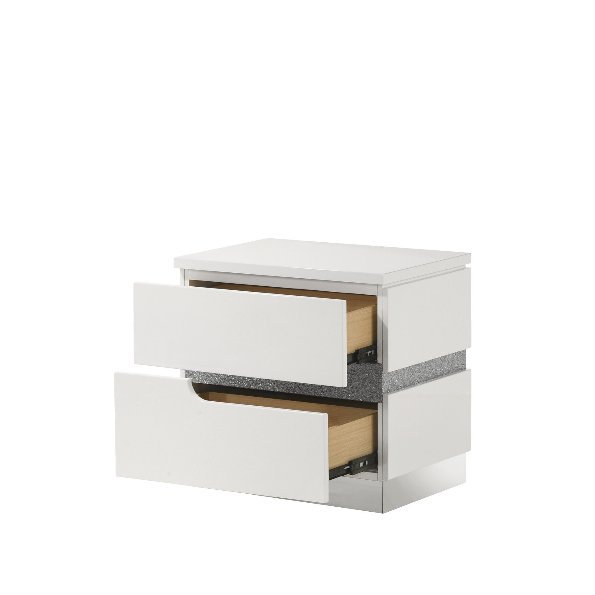 Paradox - Nightstand - White, white, view 4