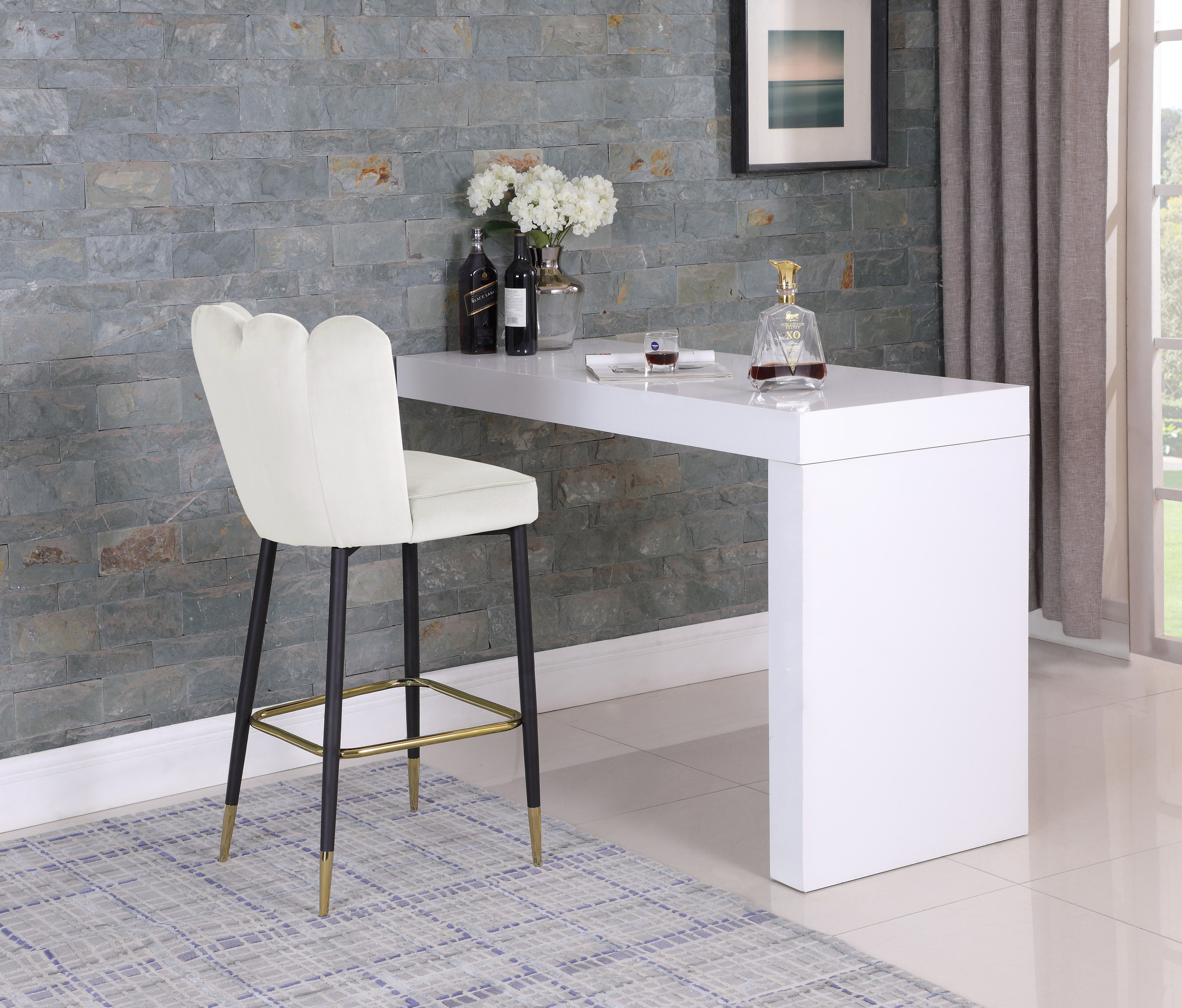 Lily - Stool (Set of 2) - Cream