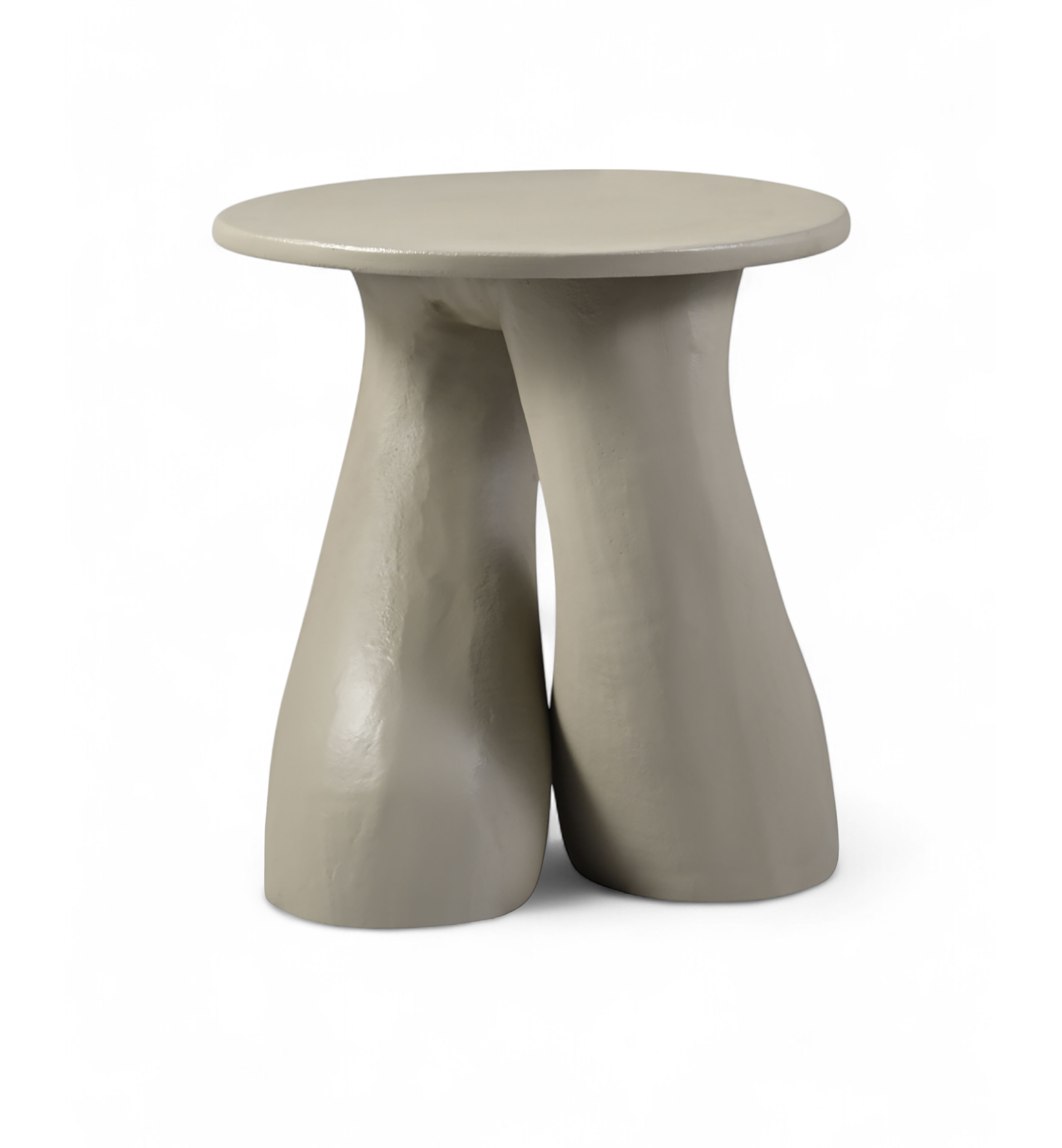 Talence - Aluminum End Table - Taupe