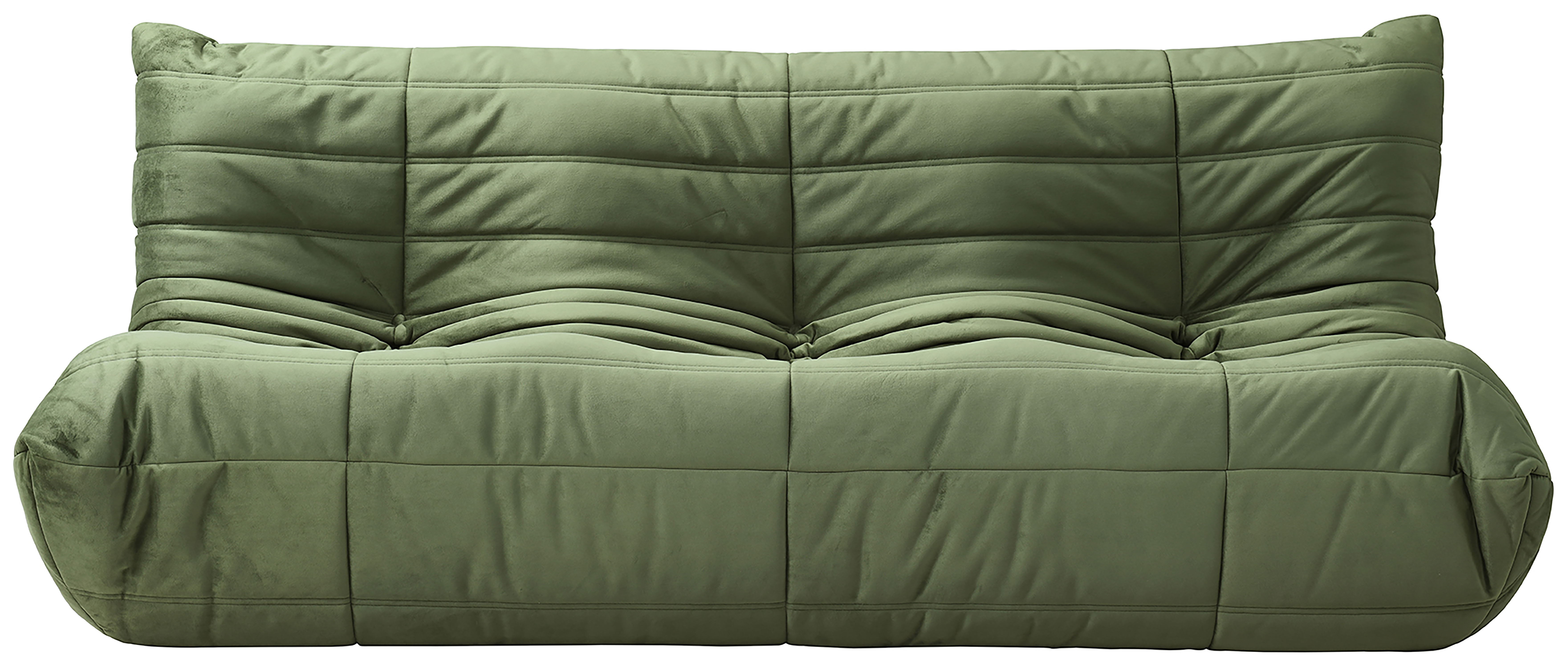 Relax - Velvet 77.75" Upholstered Sofa - Green