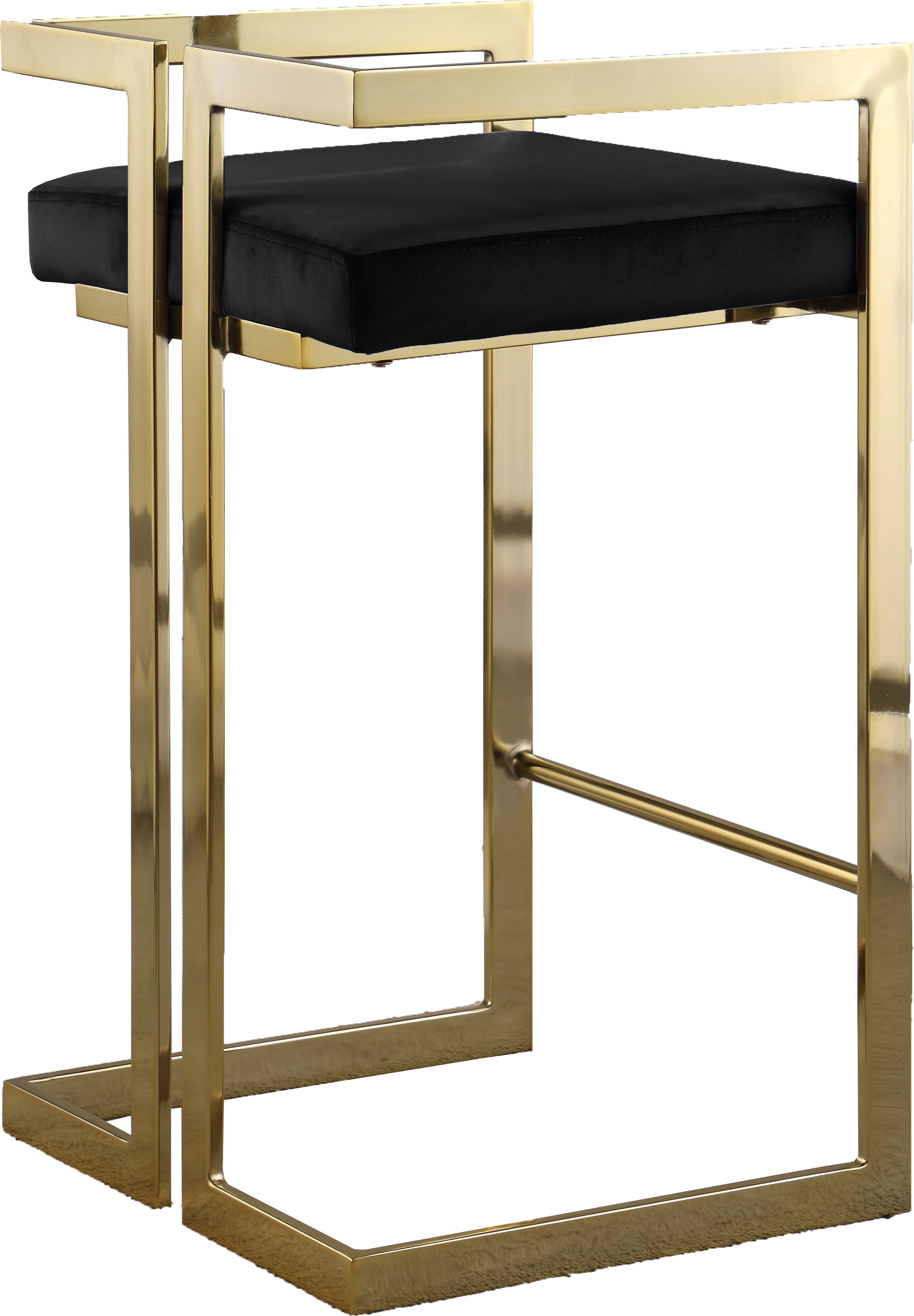 Ezra - Stool (Set of 2) - Black
