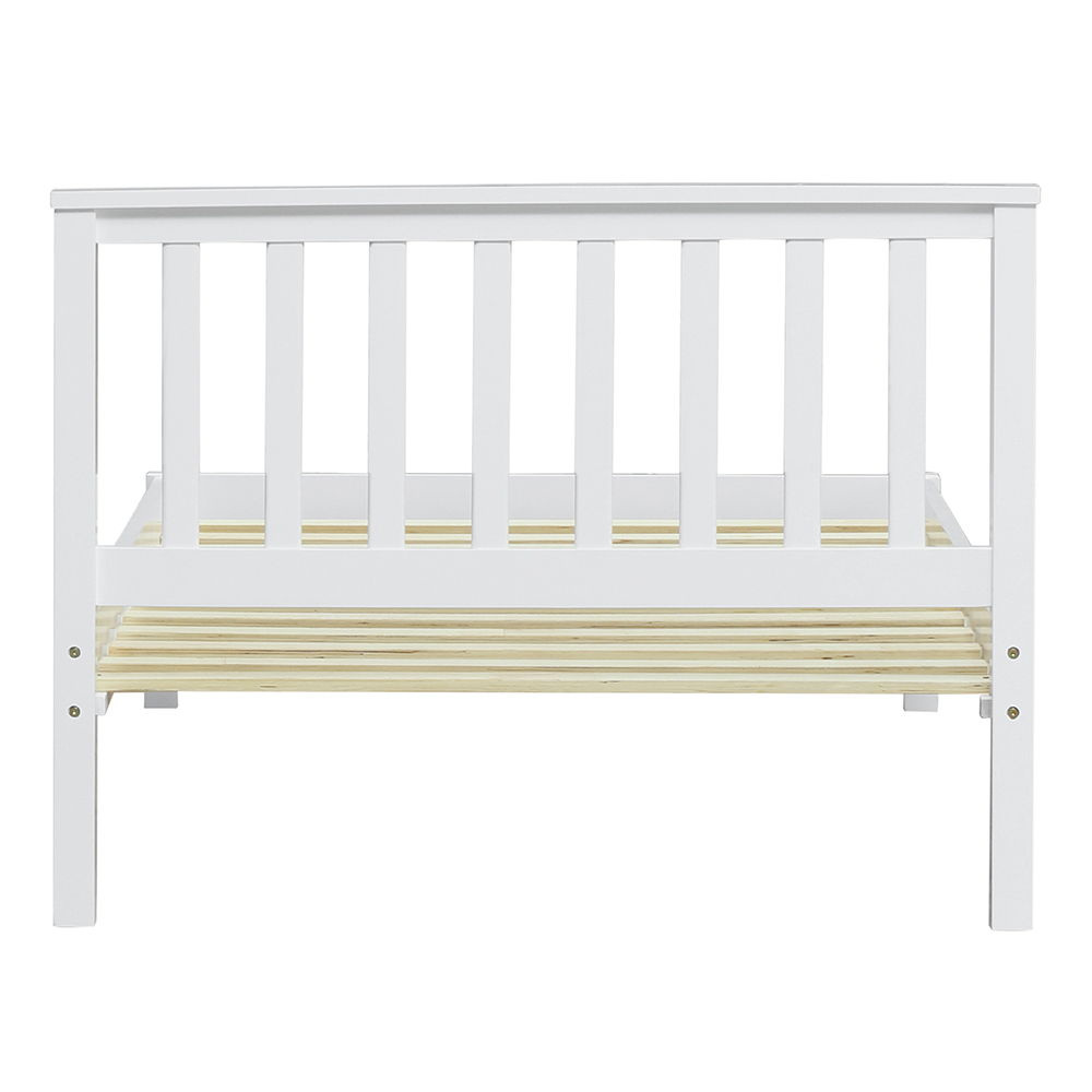 Freya - Twin Bed - White, white, view 3