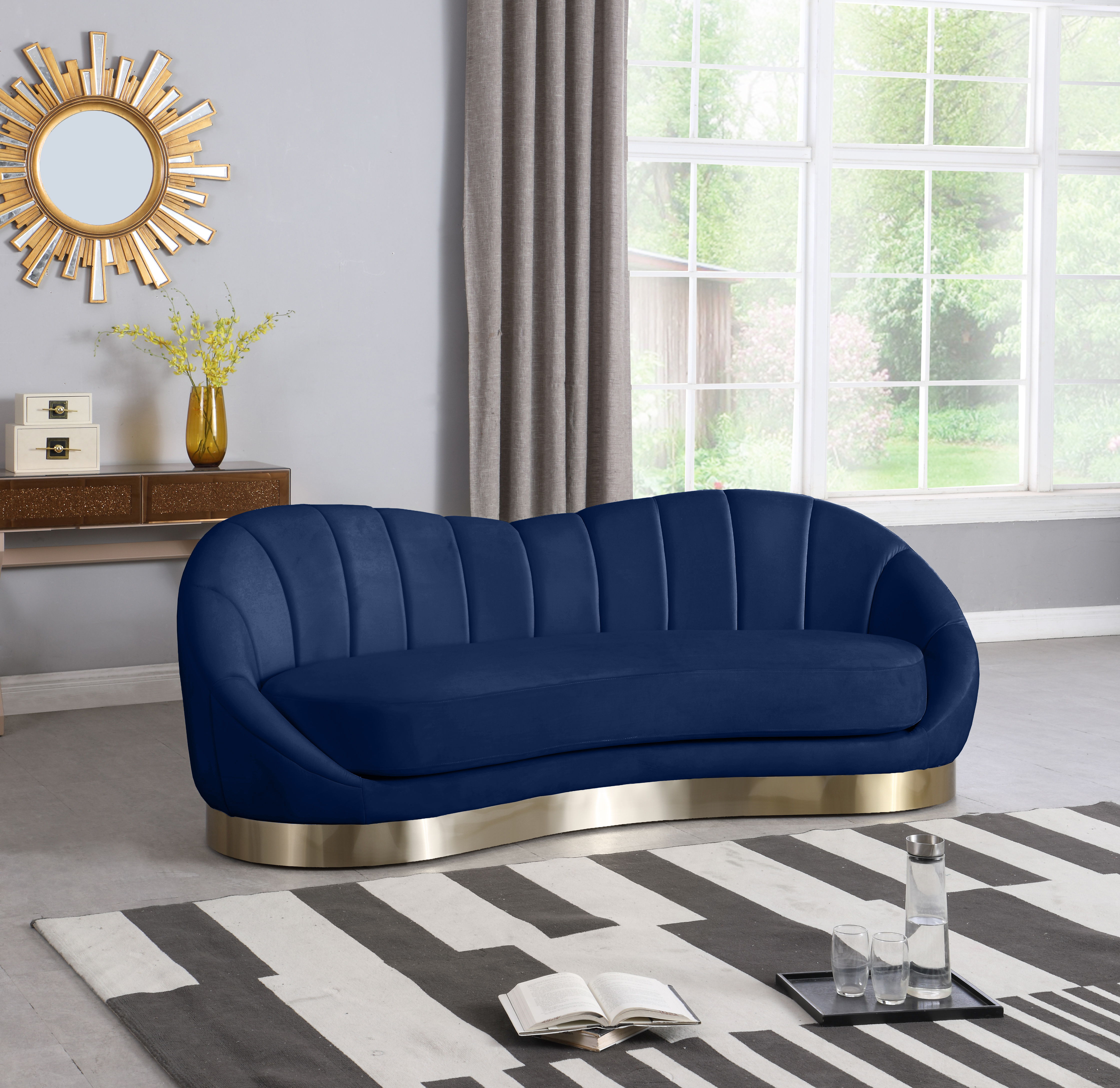 Shelly - Sofa - Navy