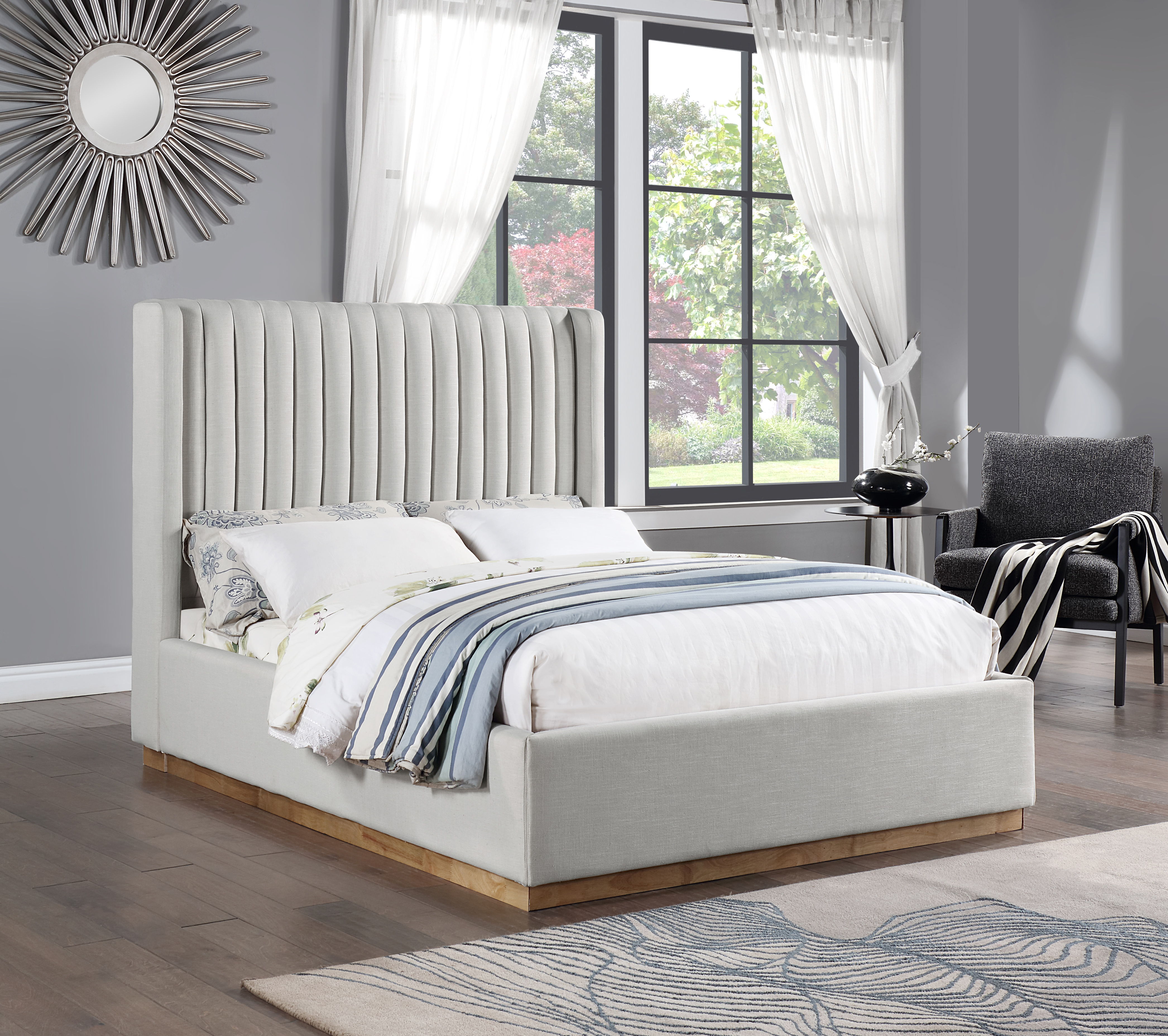 Logan - Full Bed - Cream