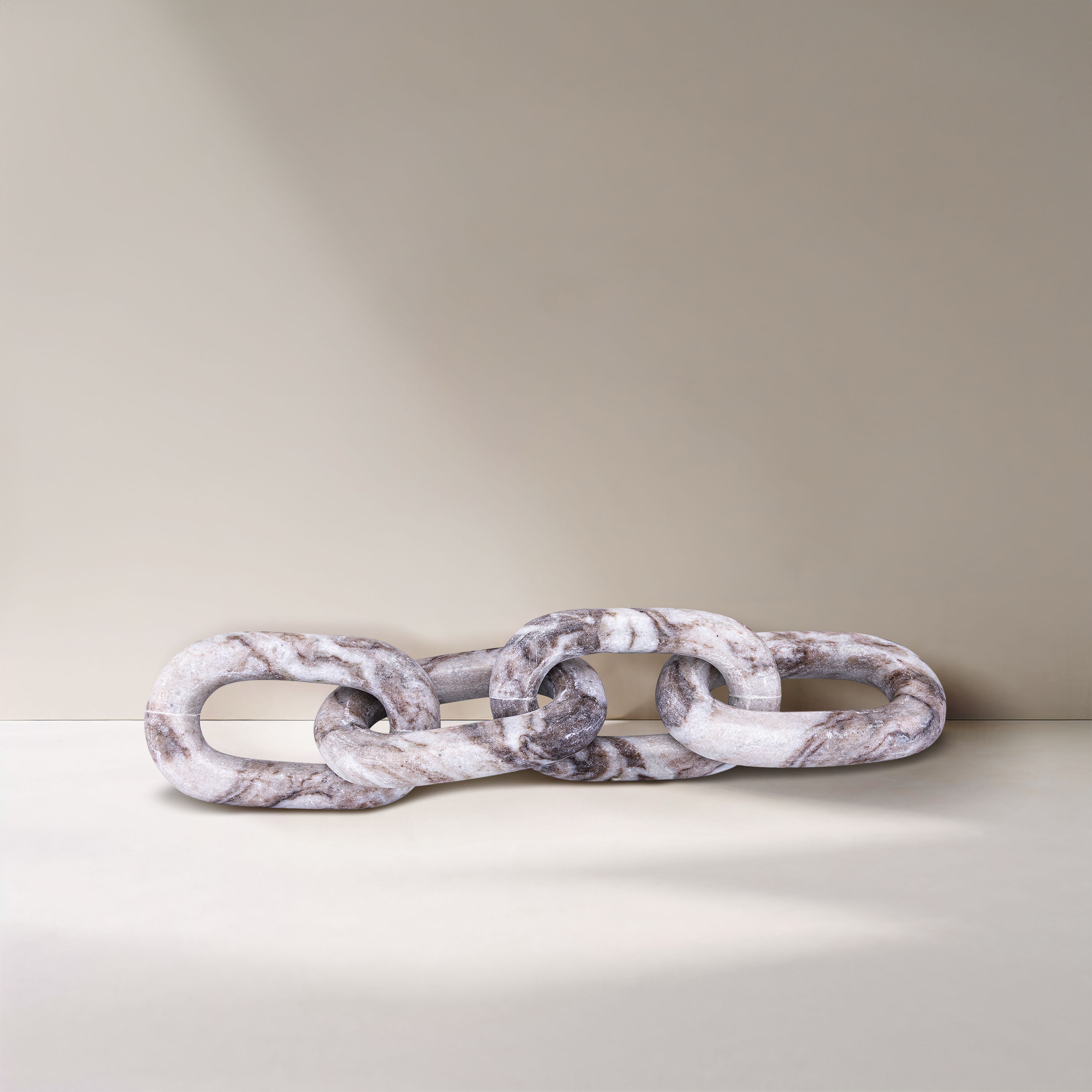 Lynx - Marble Decorative Chain Links - Brown
