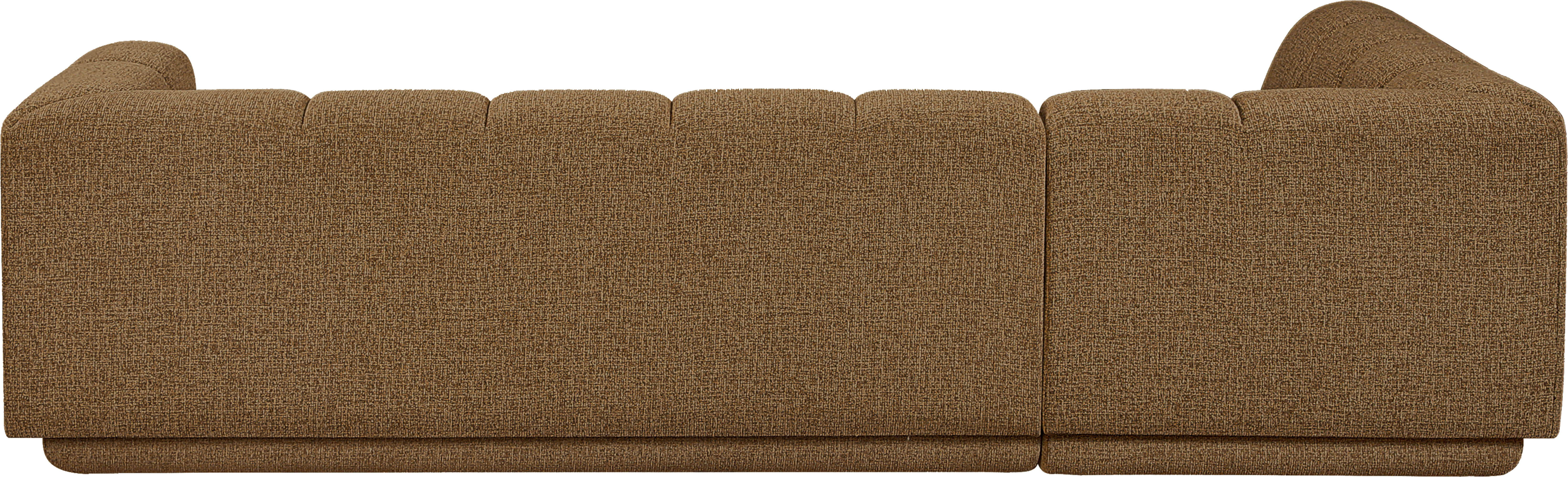 Modari - Fabric Upholstered 2 Piece LAF Modular Sectional - Brown