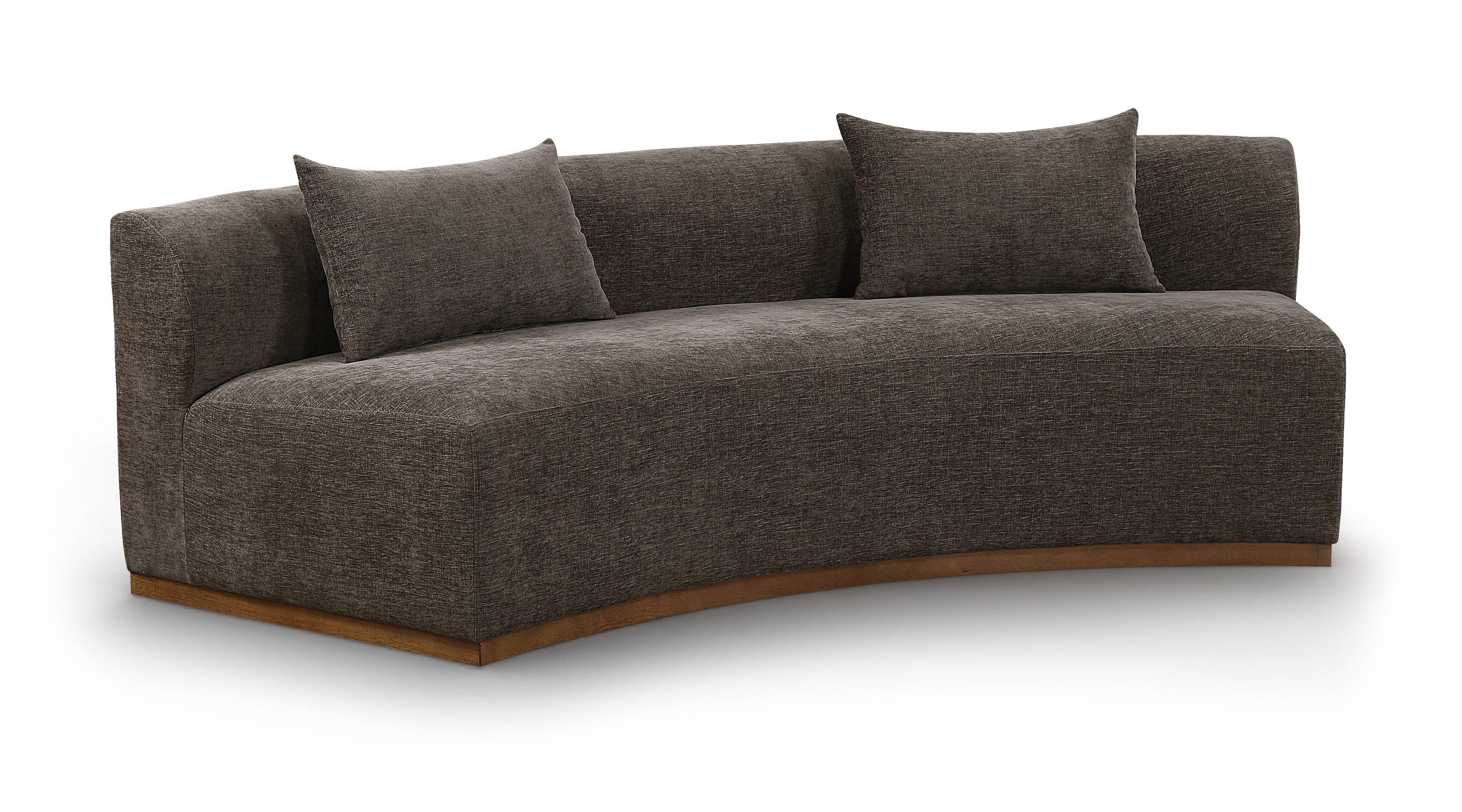 104" Chenille Fabric Upholstered Sofa