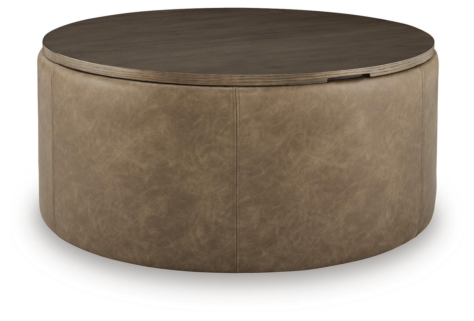 Bethanstone – Storage Ottoman – Warm Brown