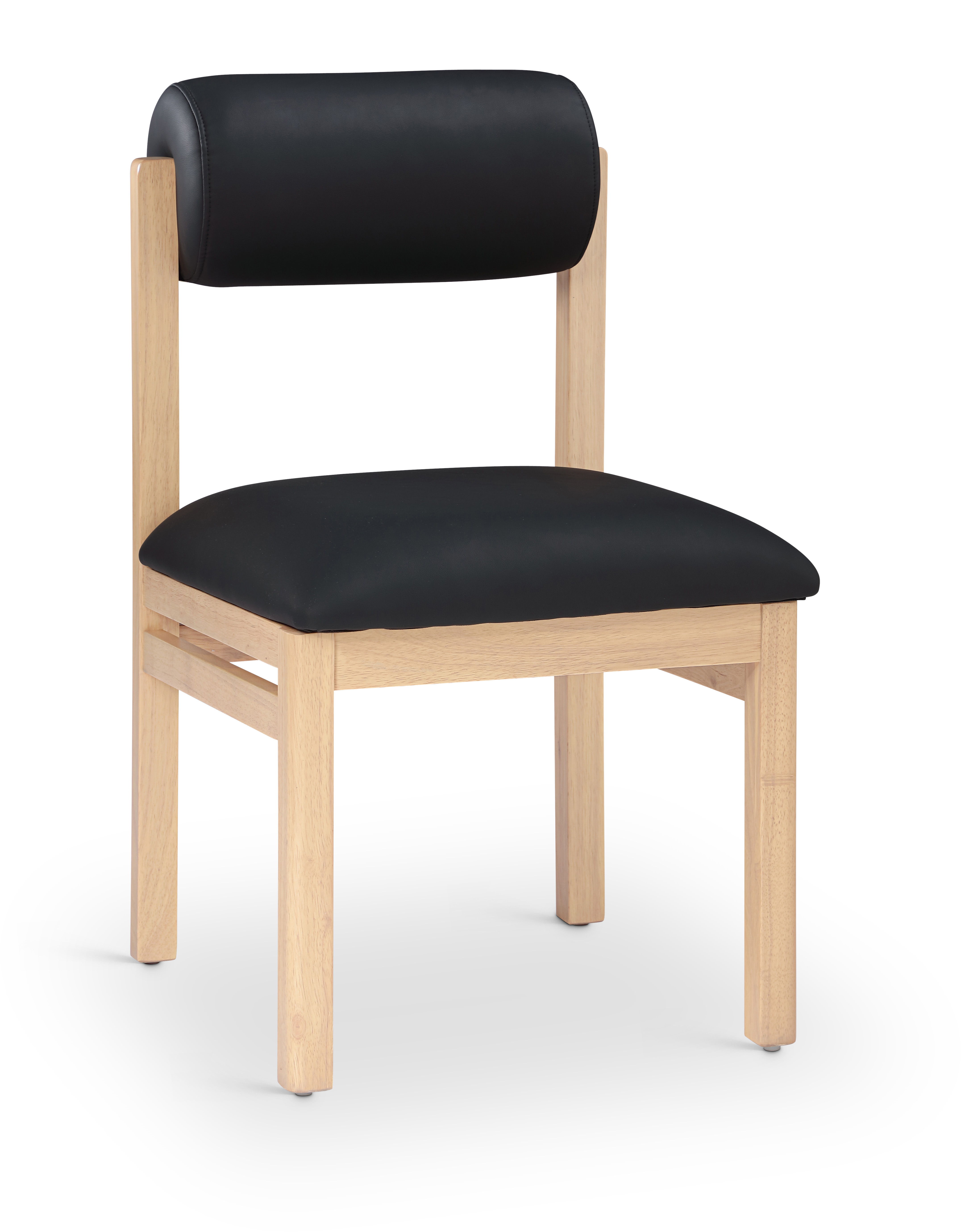 Roundhill - Upholstered Dining Chair (Set of 2) - Black