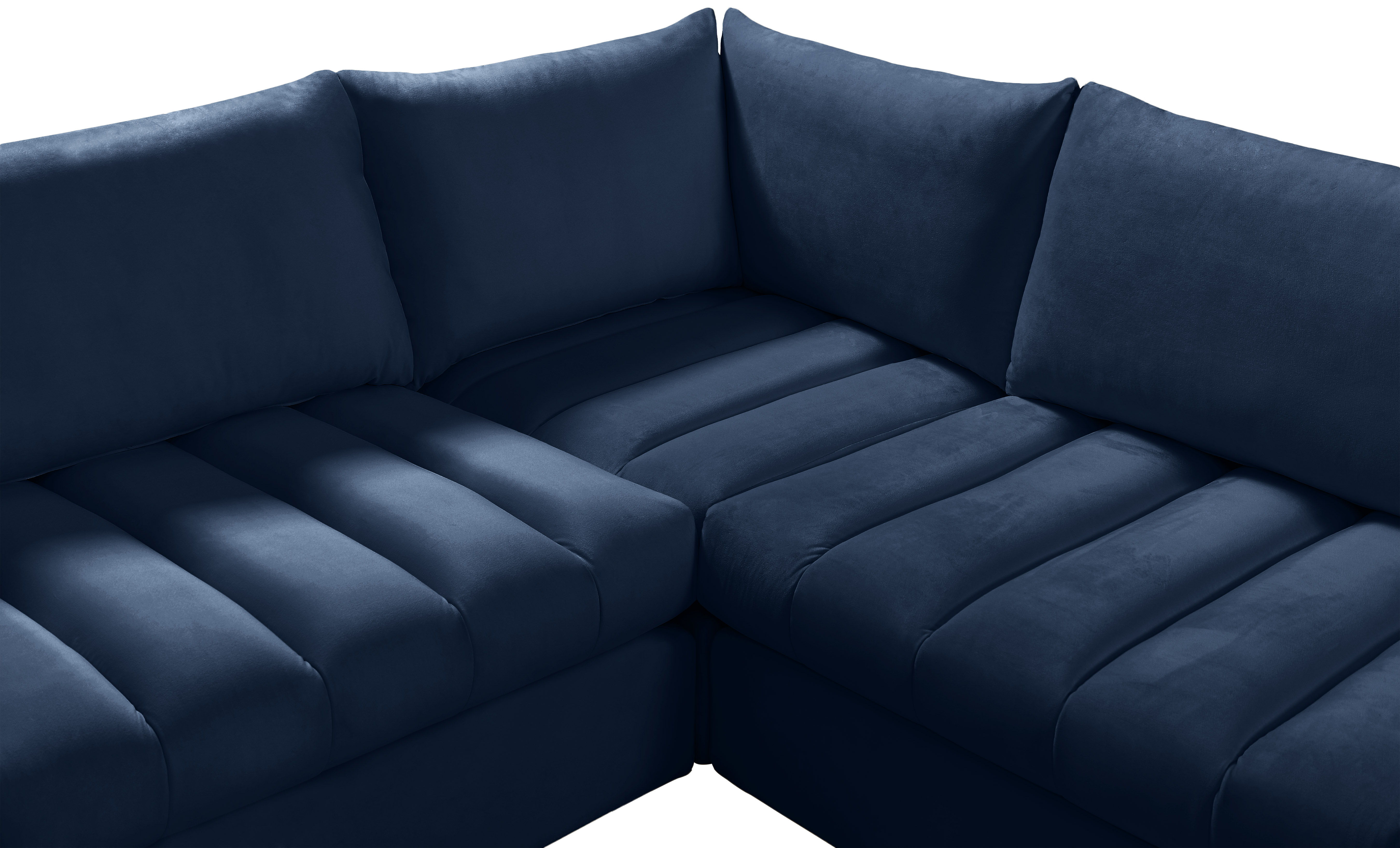 Jacob - Modular U-Shaped Sectional 7 Piece - Navy