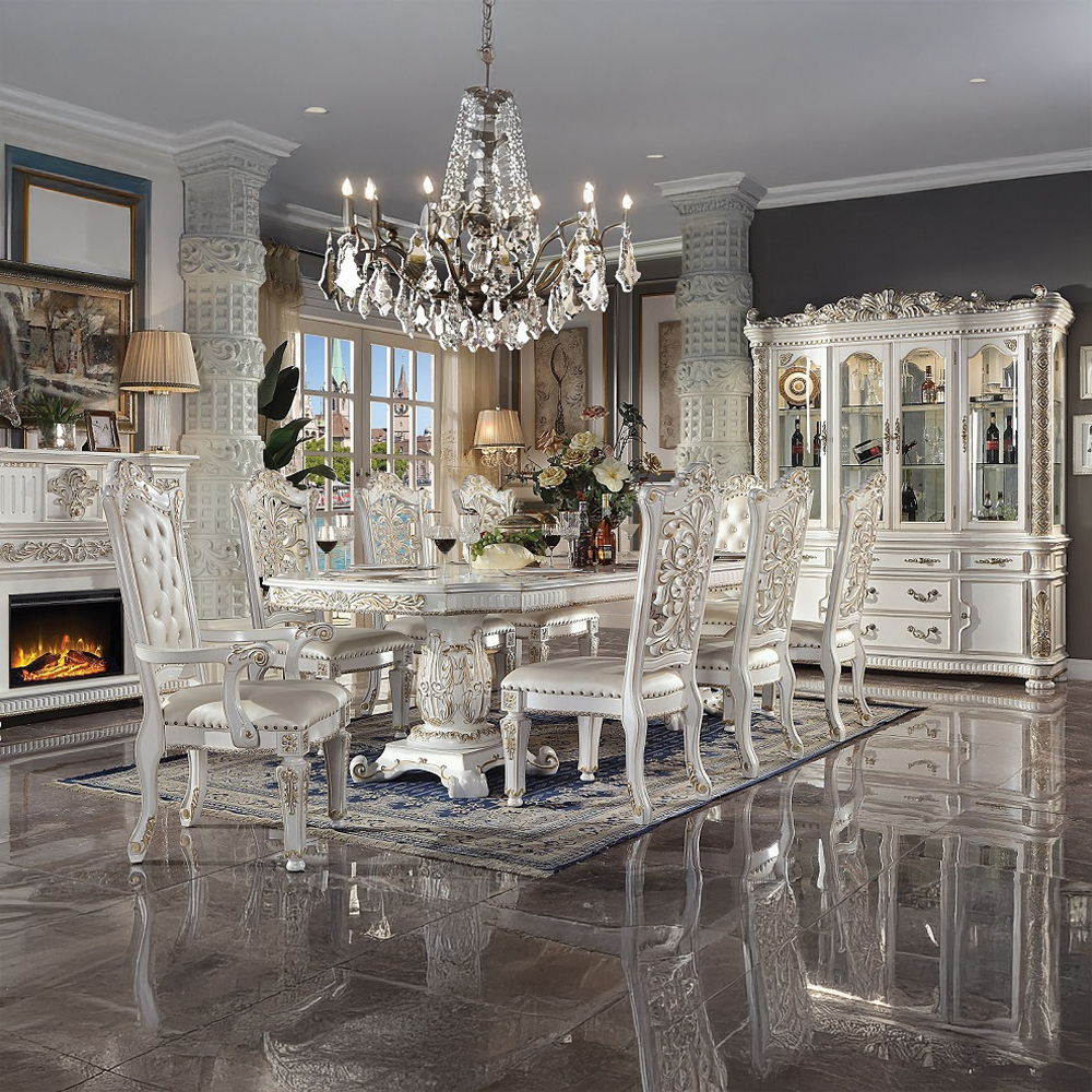 Vendome - Buffet & Hutch - Antique Pearl, white, view 8