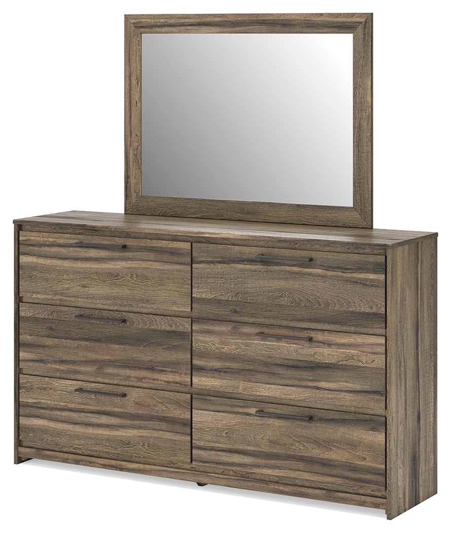 Elbrim - Dresser And Mirror - Brown