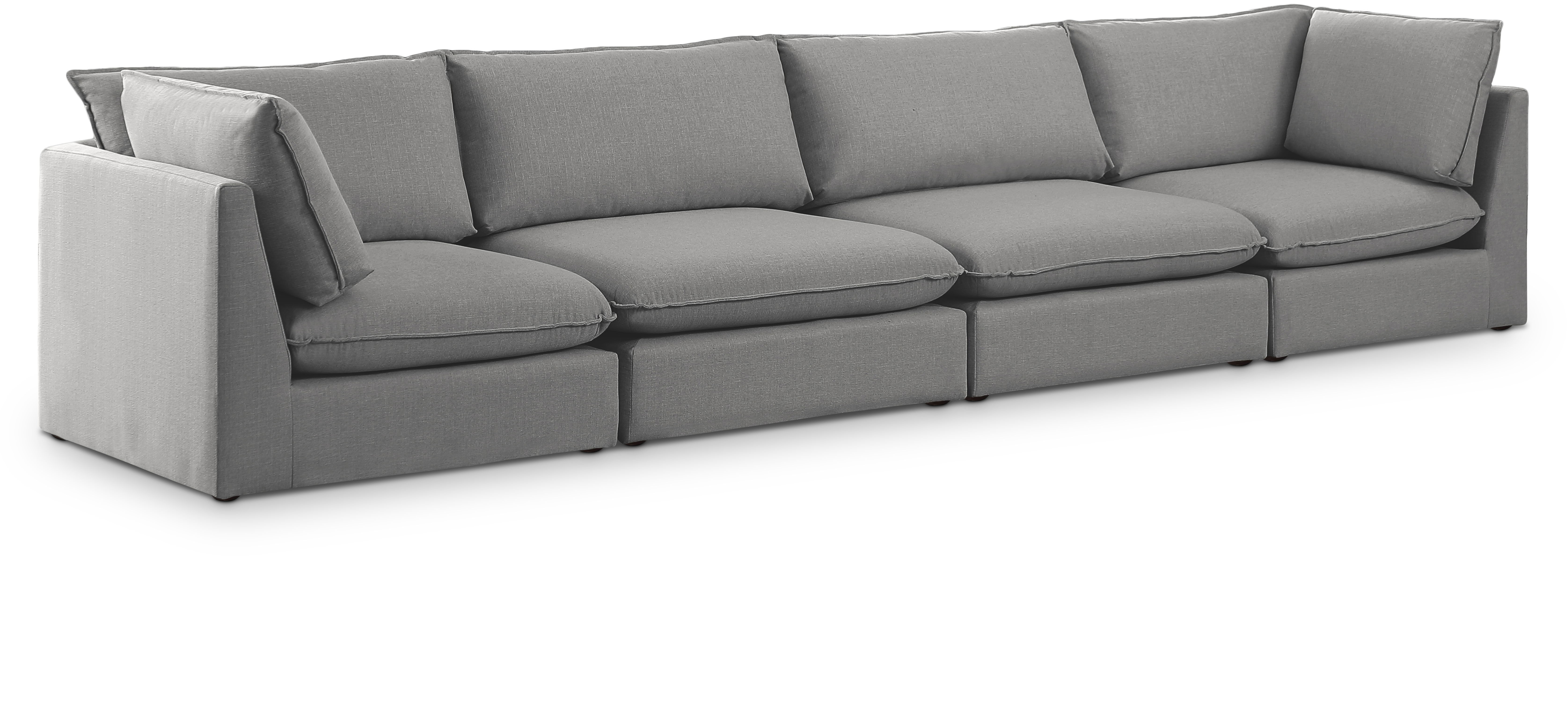 Mackenzie - 4 Seat Modular Sofa - Gray