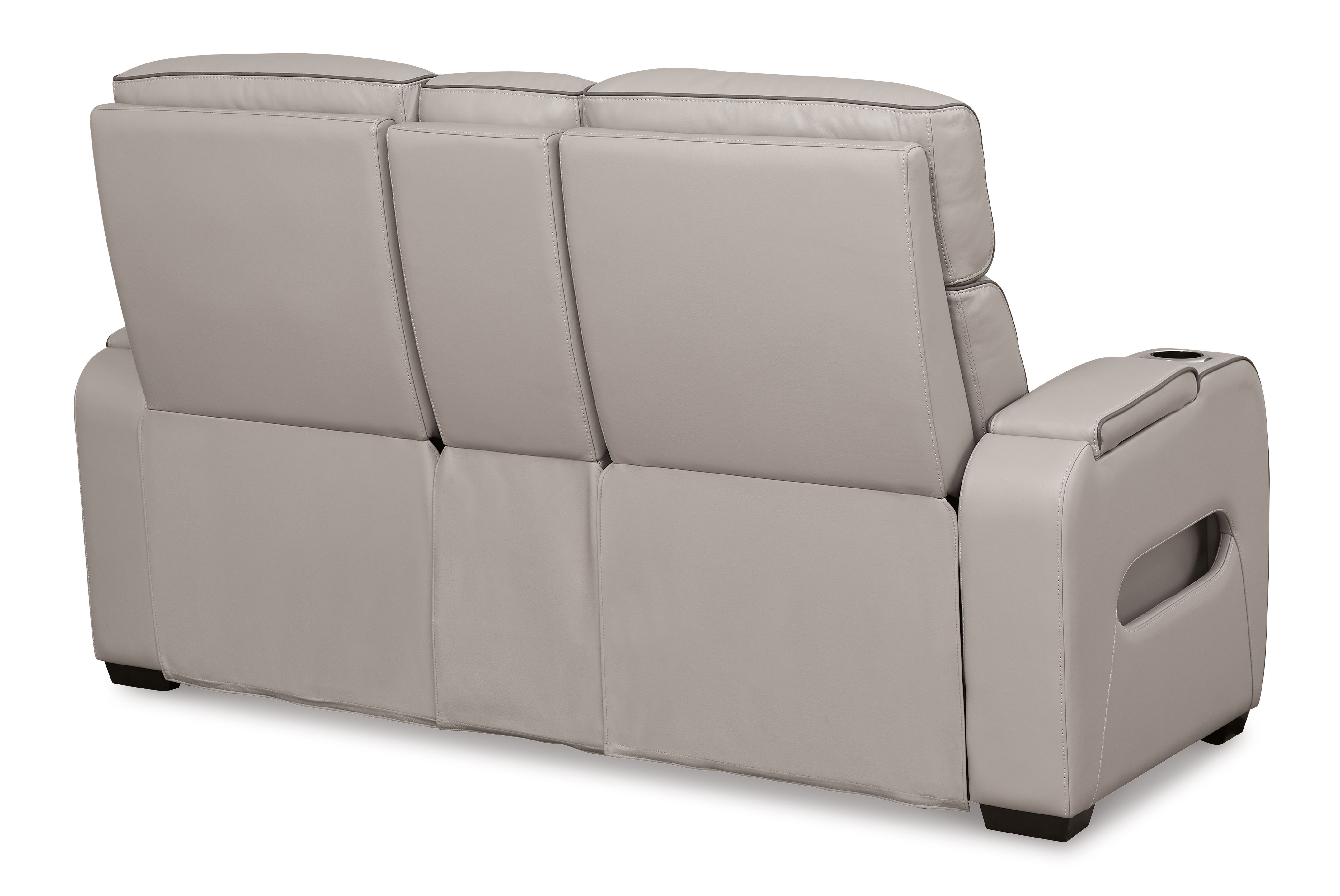 Ashley Furniture Boyington - Power Reclining Loveseat with Console/Adj Hdrst - Gray - Image 7