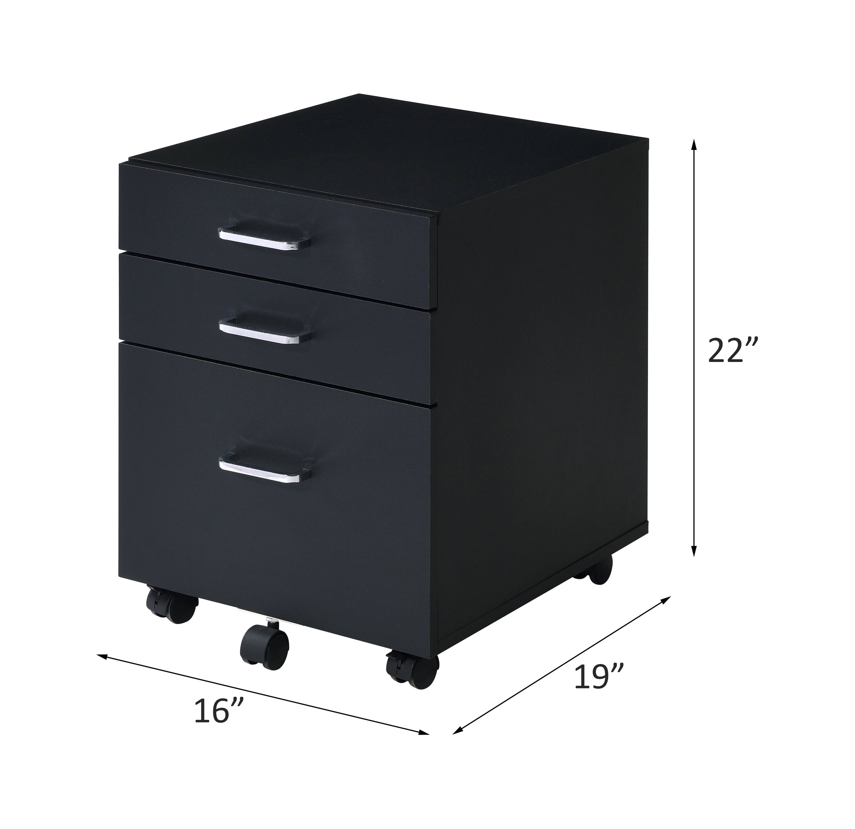 Tennos - Cabinet - Black & Chrome, black, view 5